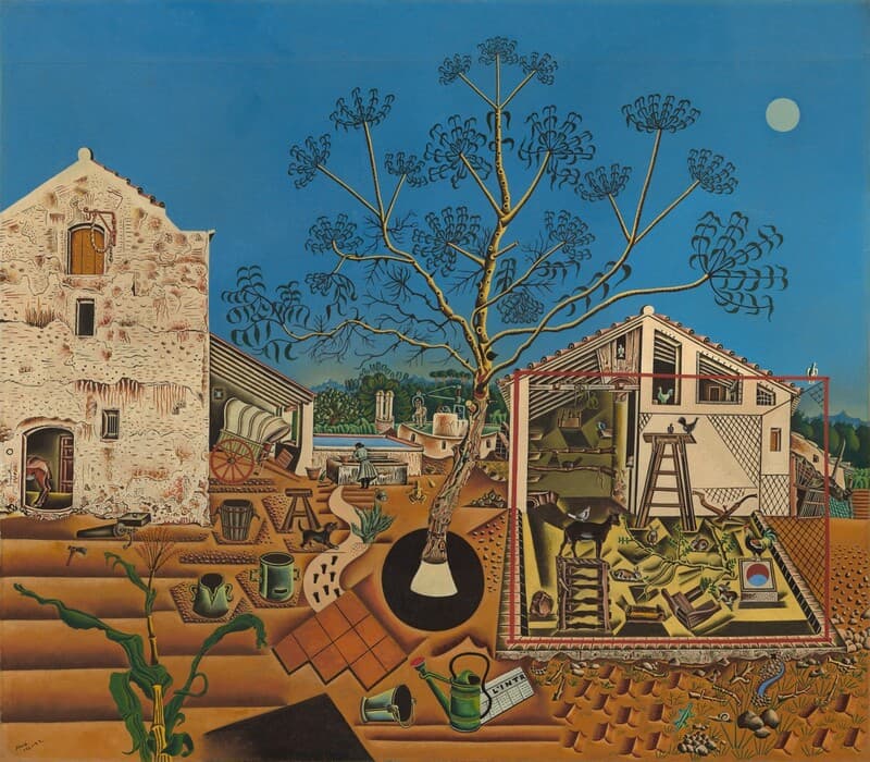 The Farm，作者 Joan Miró