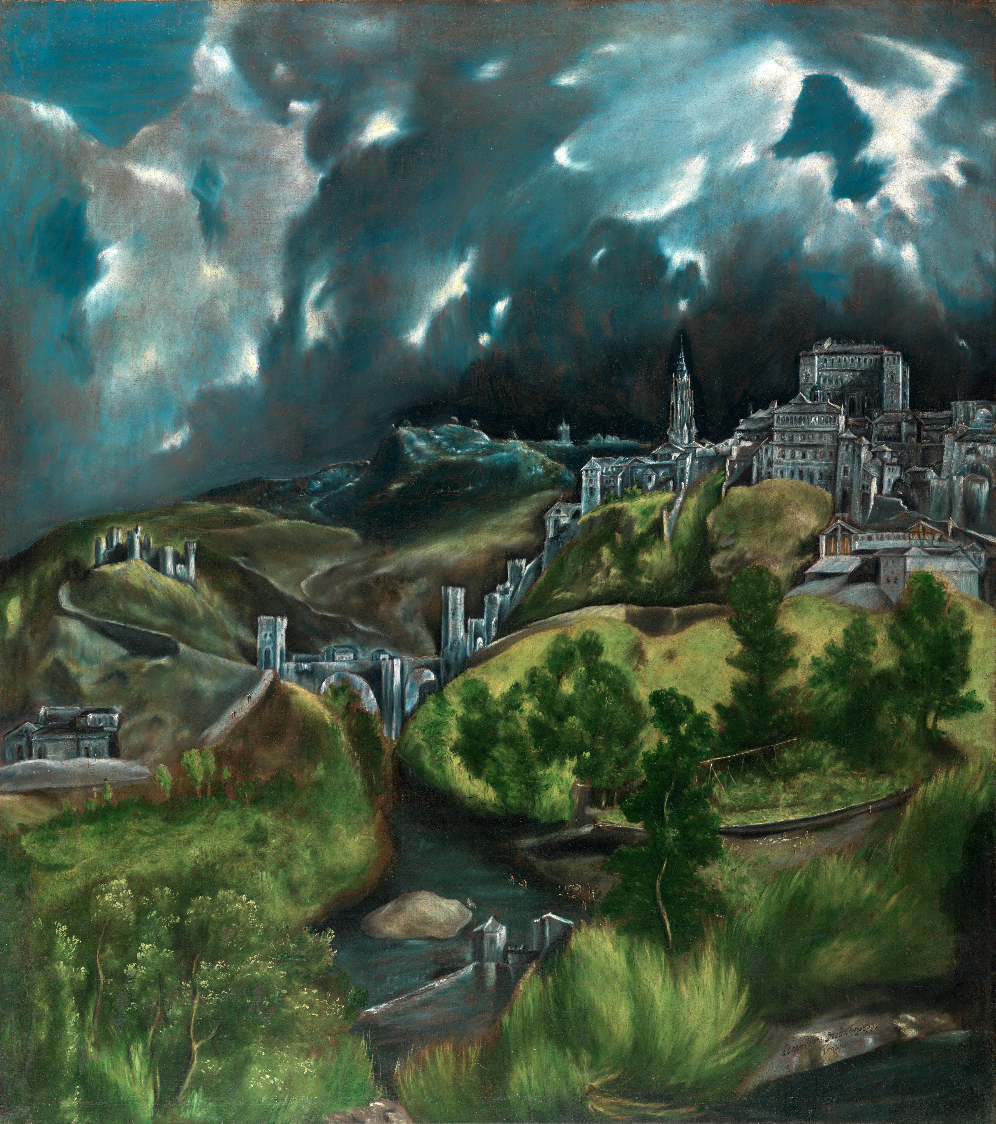 View of Toledo，作者 埃尔·格列柯