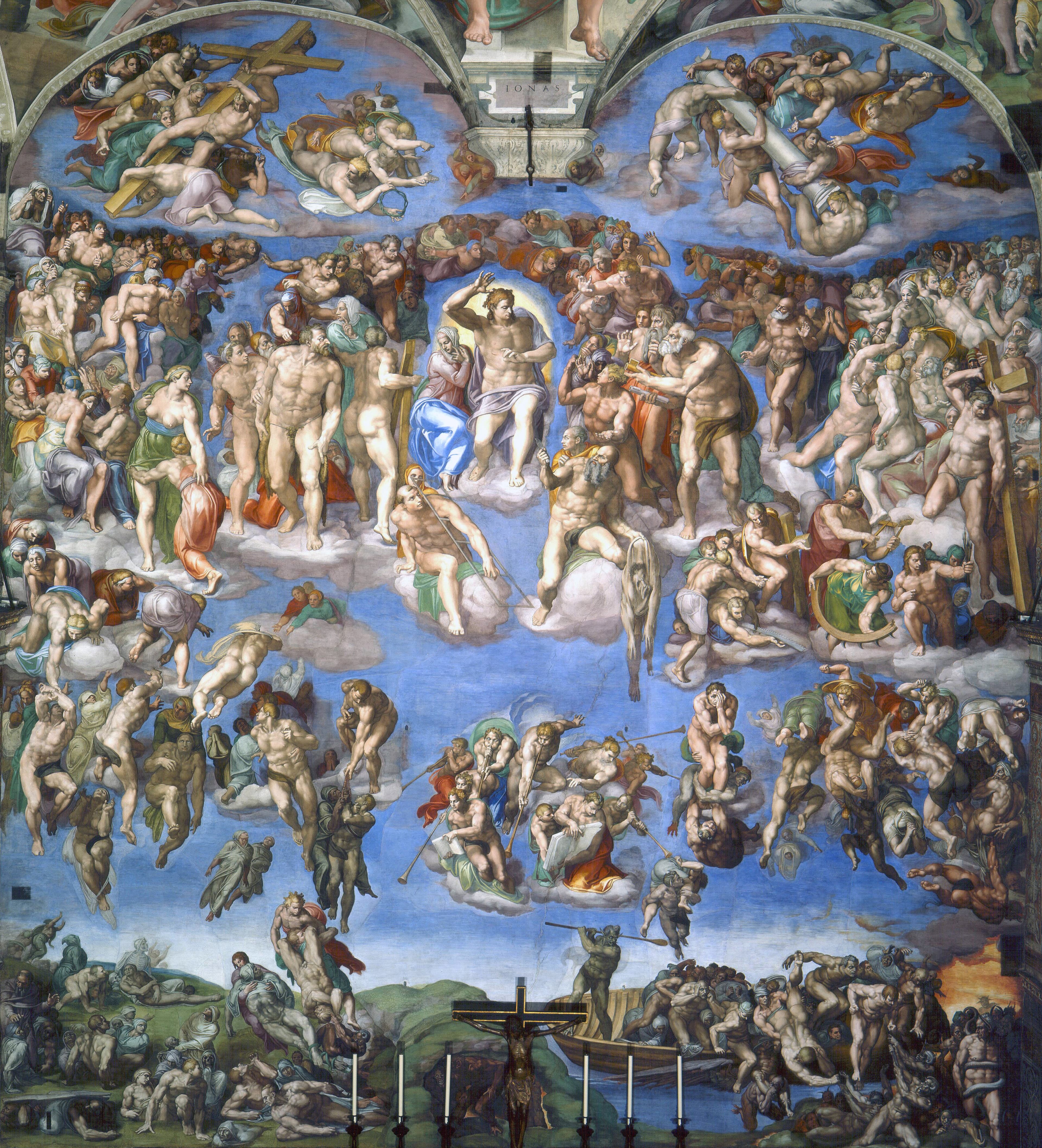 The Last Judgment，作者 米开朗琪罗