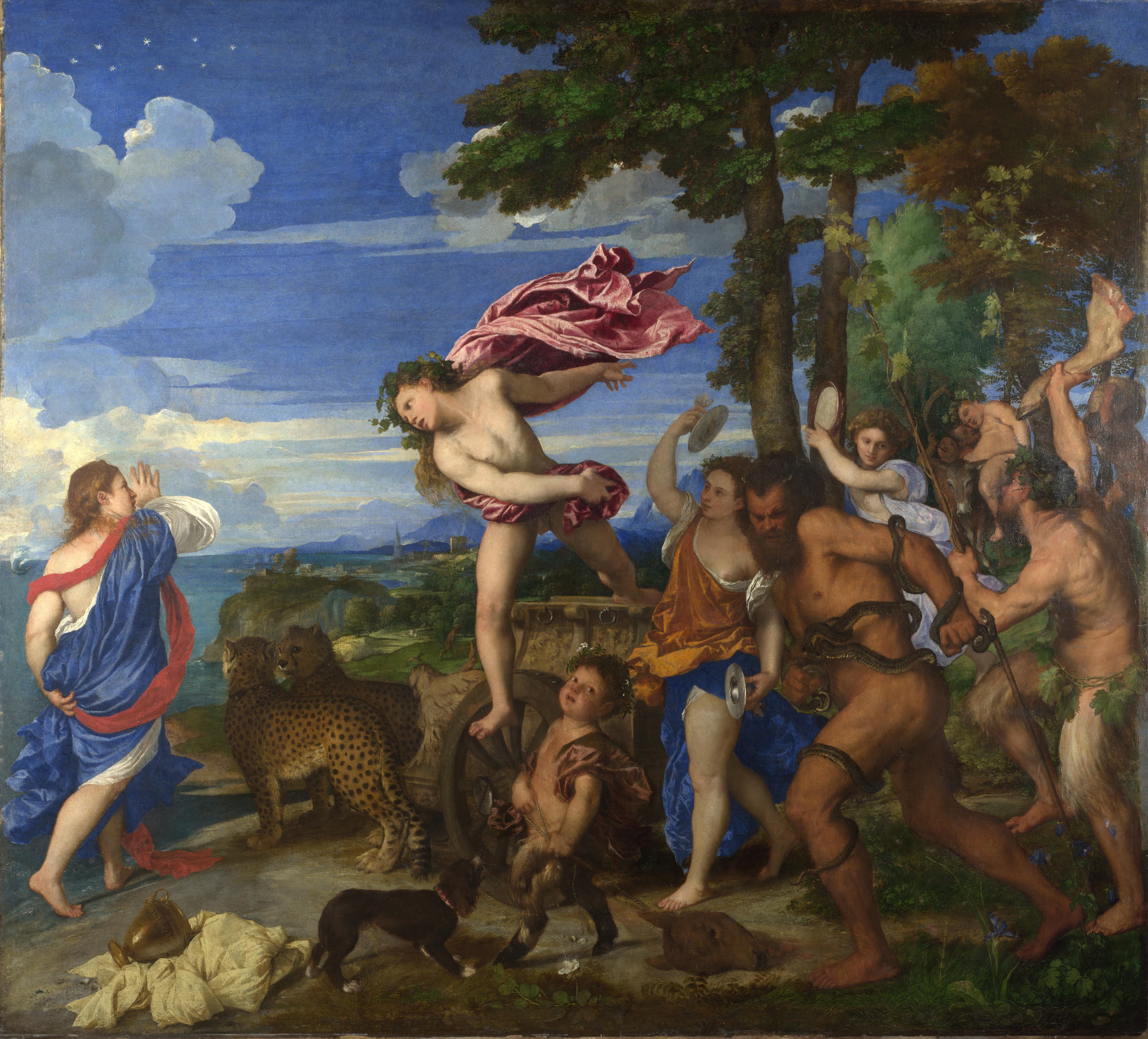 Bacchus and Ariadne，作者 提香