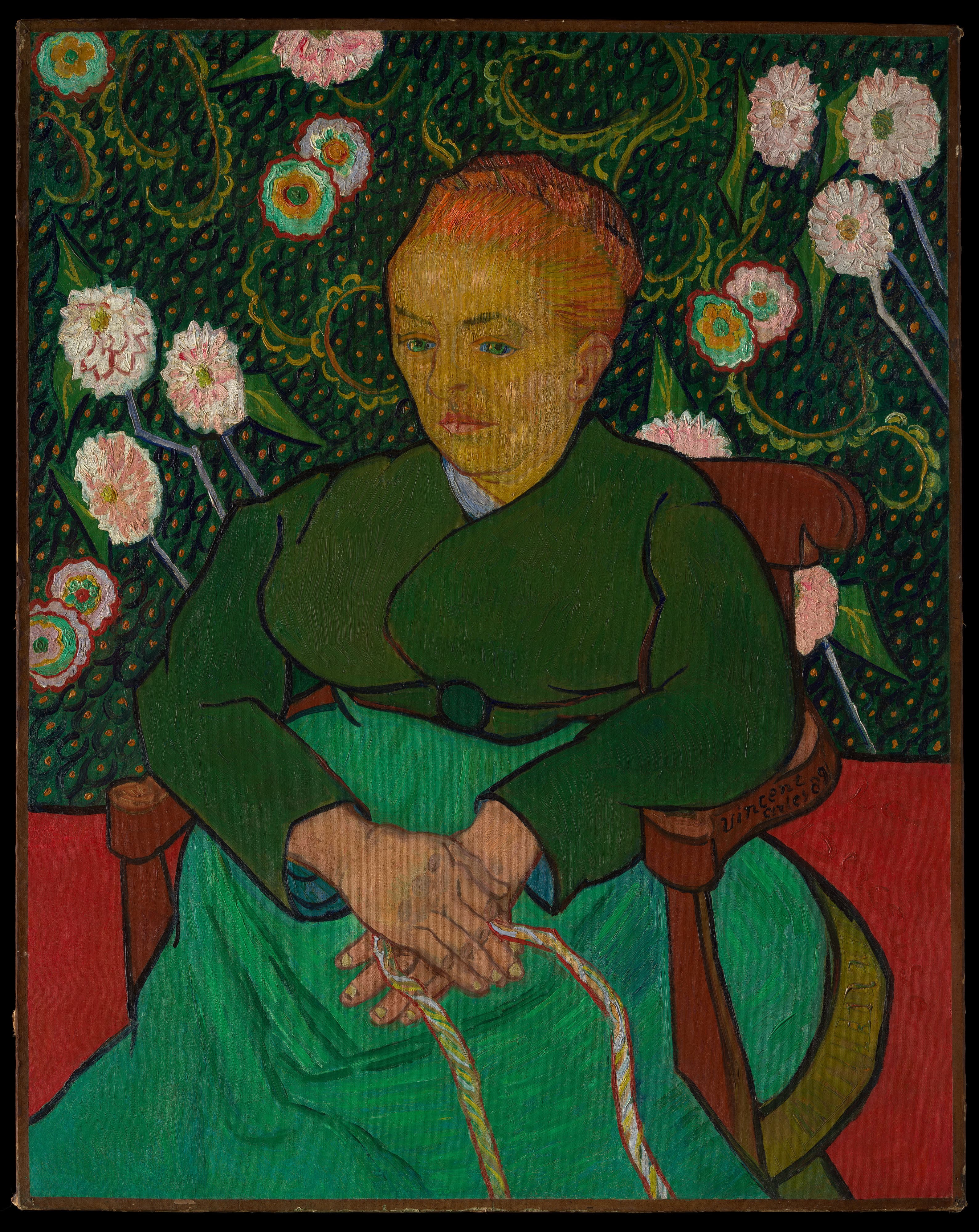La Berceuse，作者 Vincent van Gogh