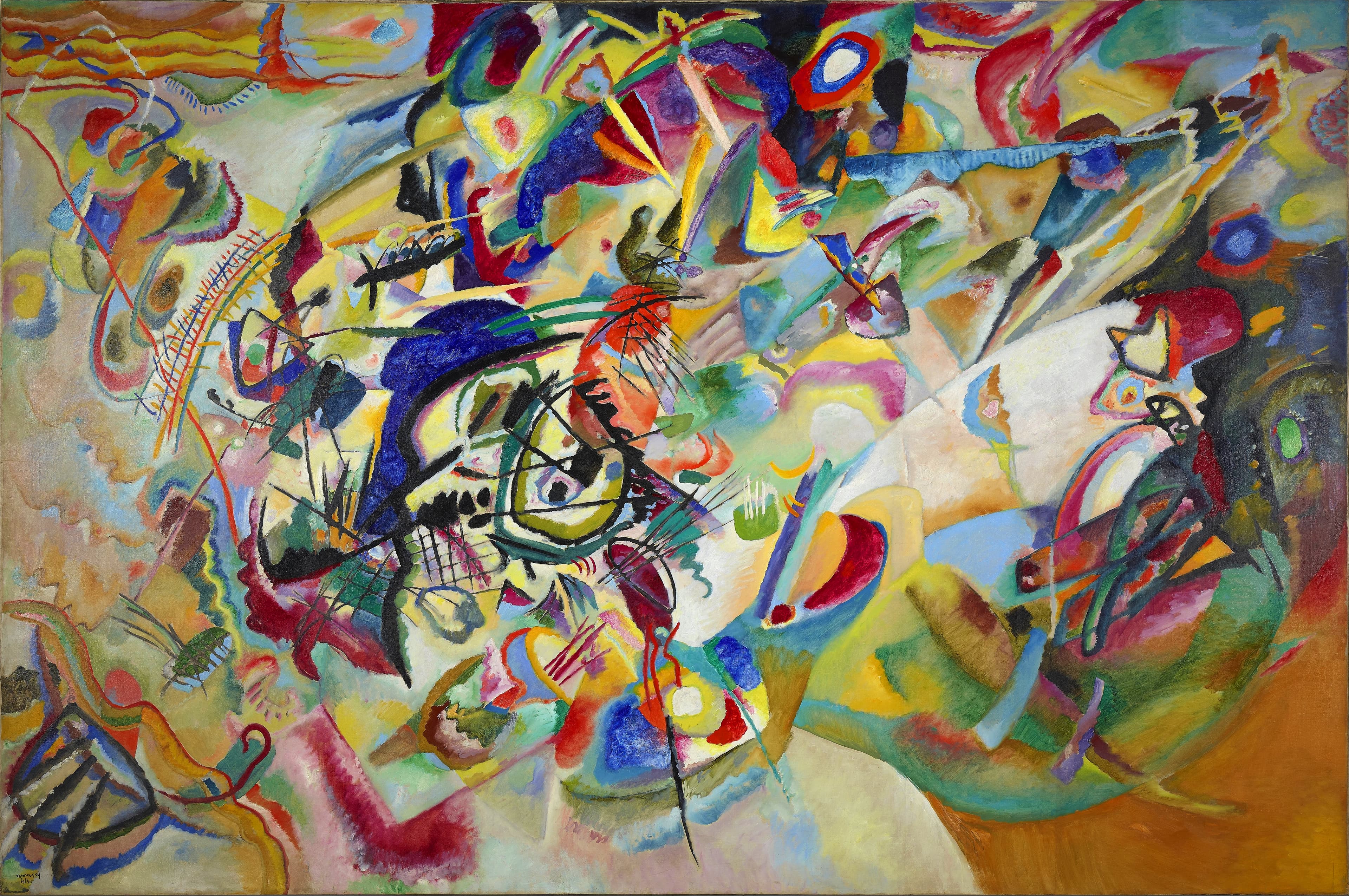 Composition VII，作者 瓦西里·康定斯基