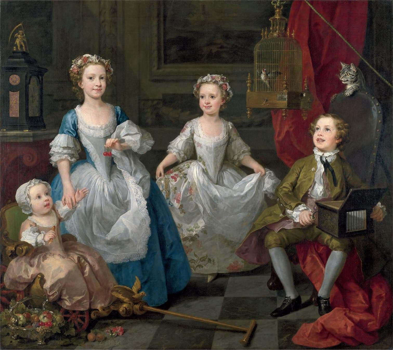 The Graham Children，作者 威廉·霍加斯