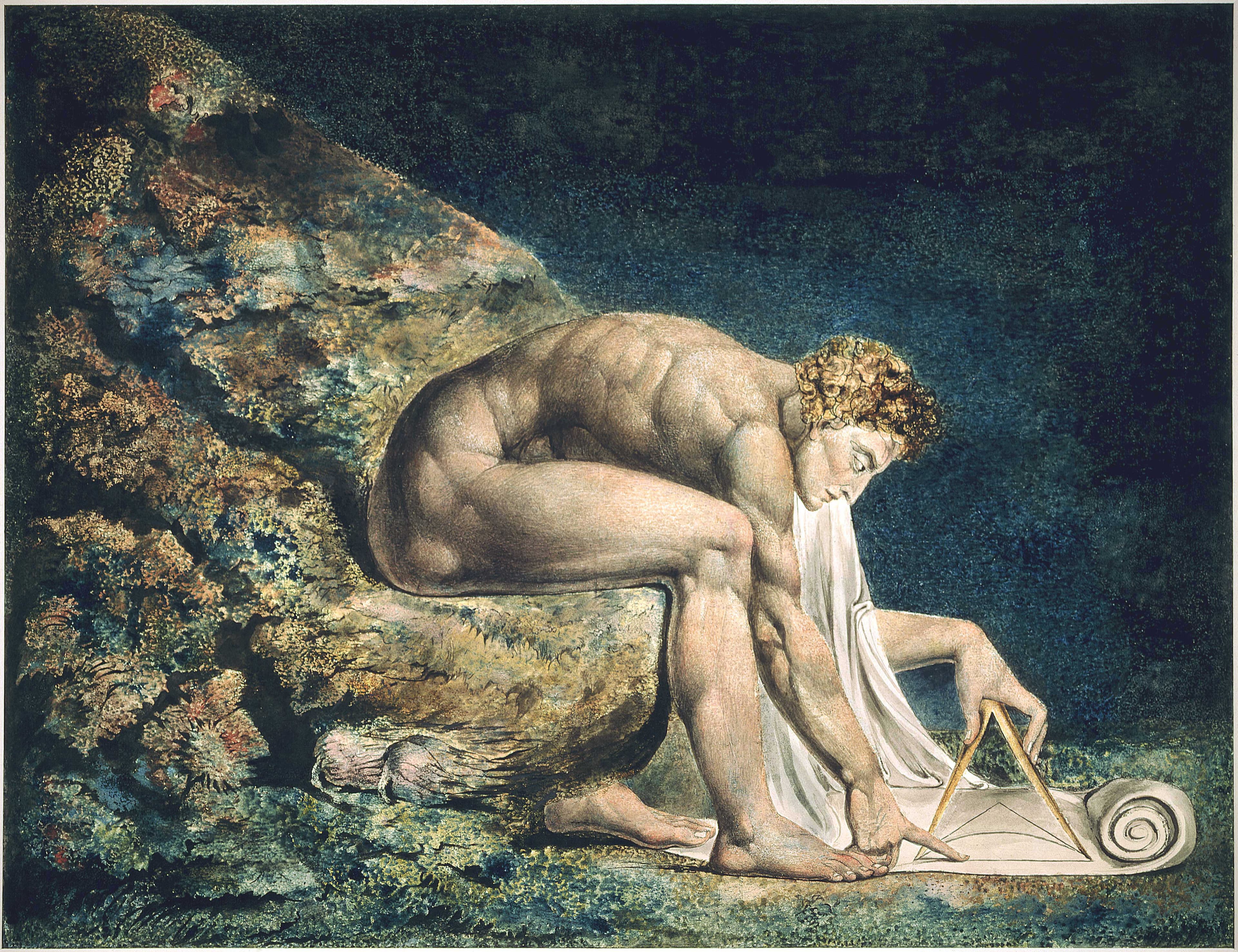 Newton，作者 William Blake