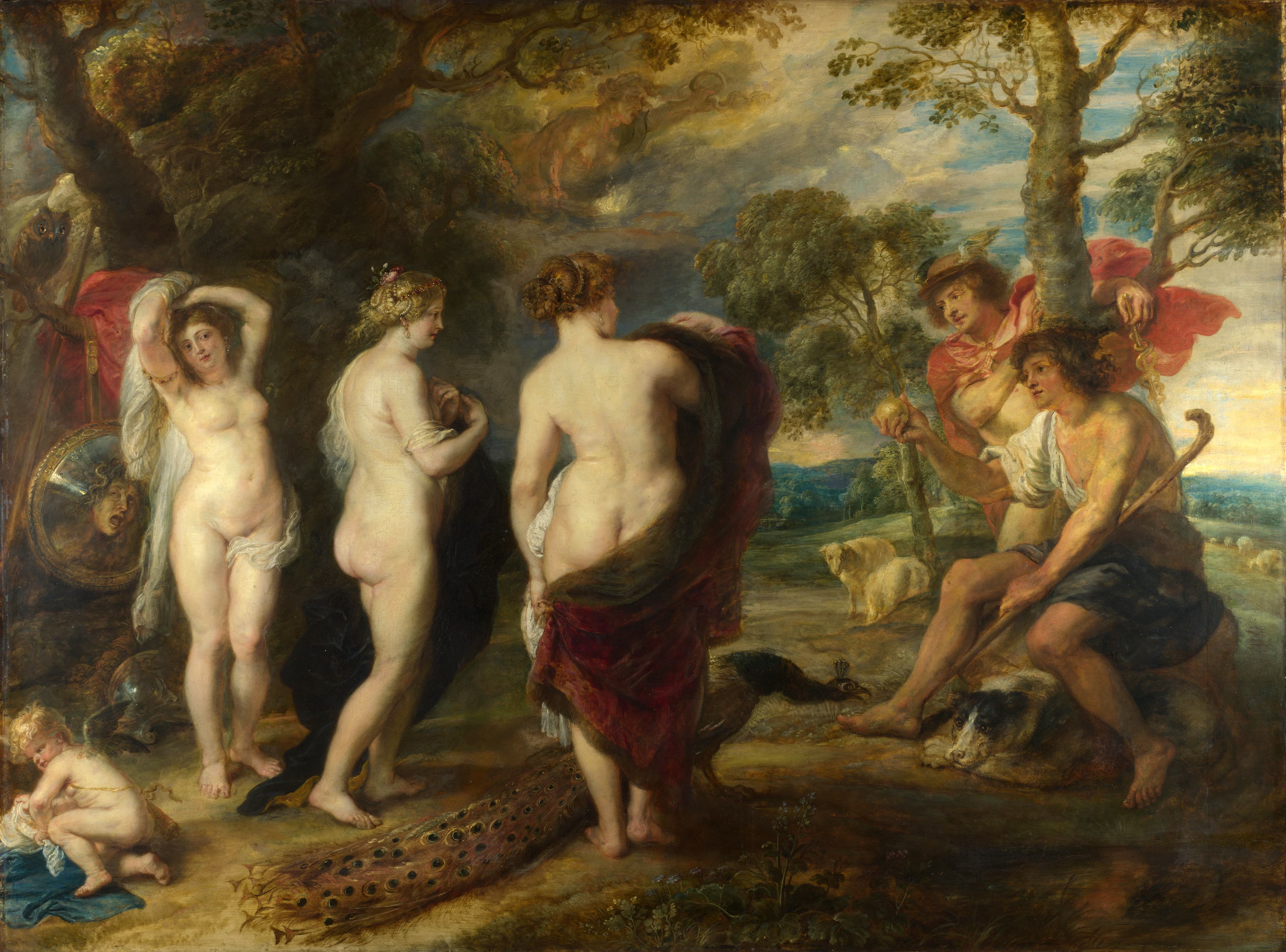 The Judgment of Paris，作者 彼得·保罗·鲁本斯