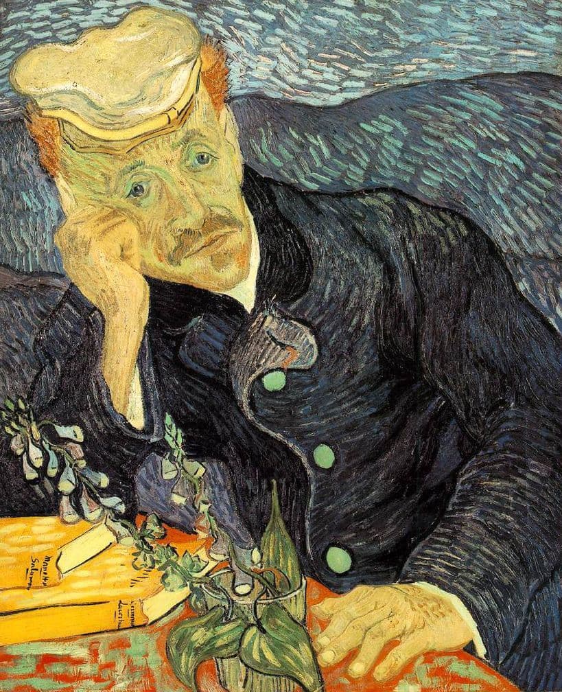 Portrait of Dr. Gachet，作者 文森特·梵高