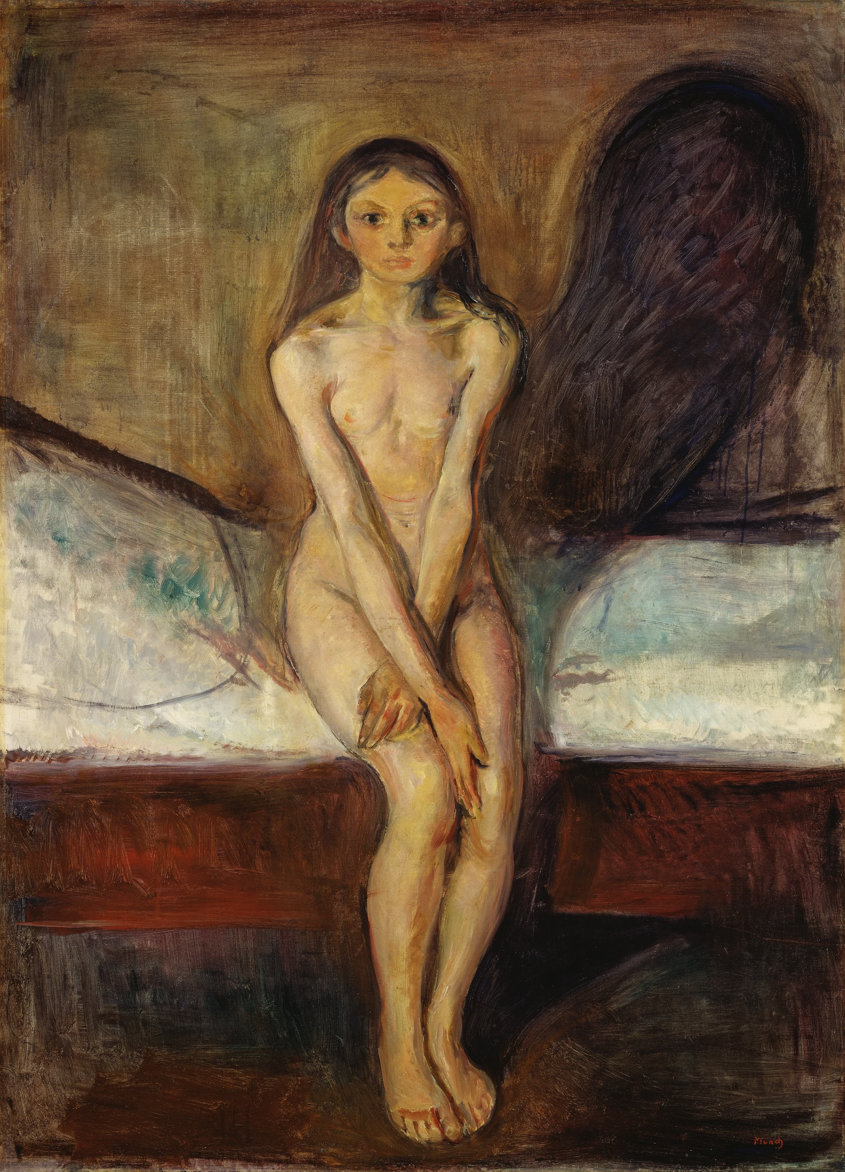 Puberty，作者 Edvard Munch