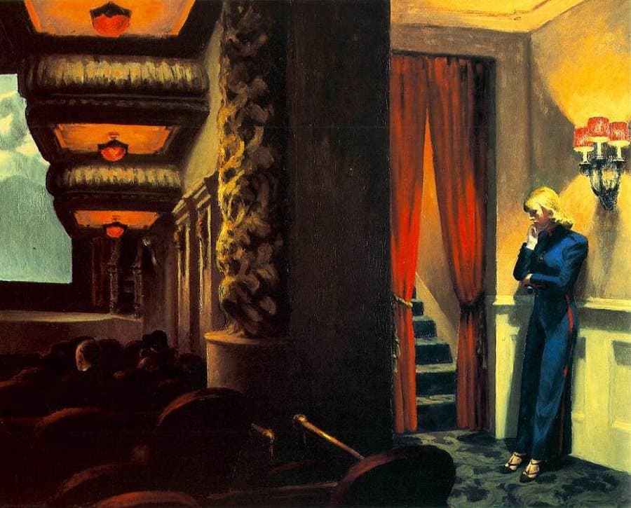 New York Movie，作者 Edward Hopper