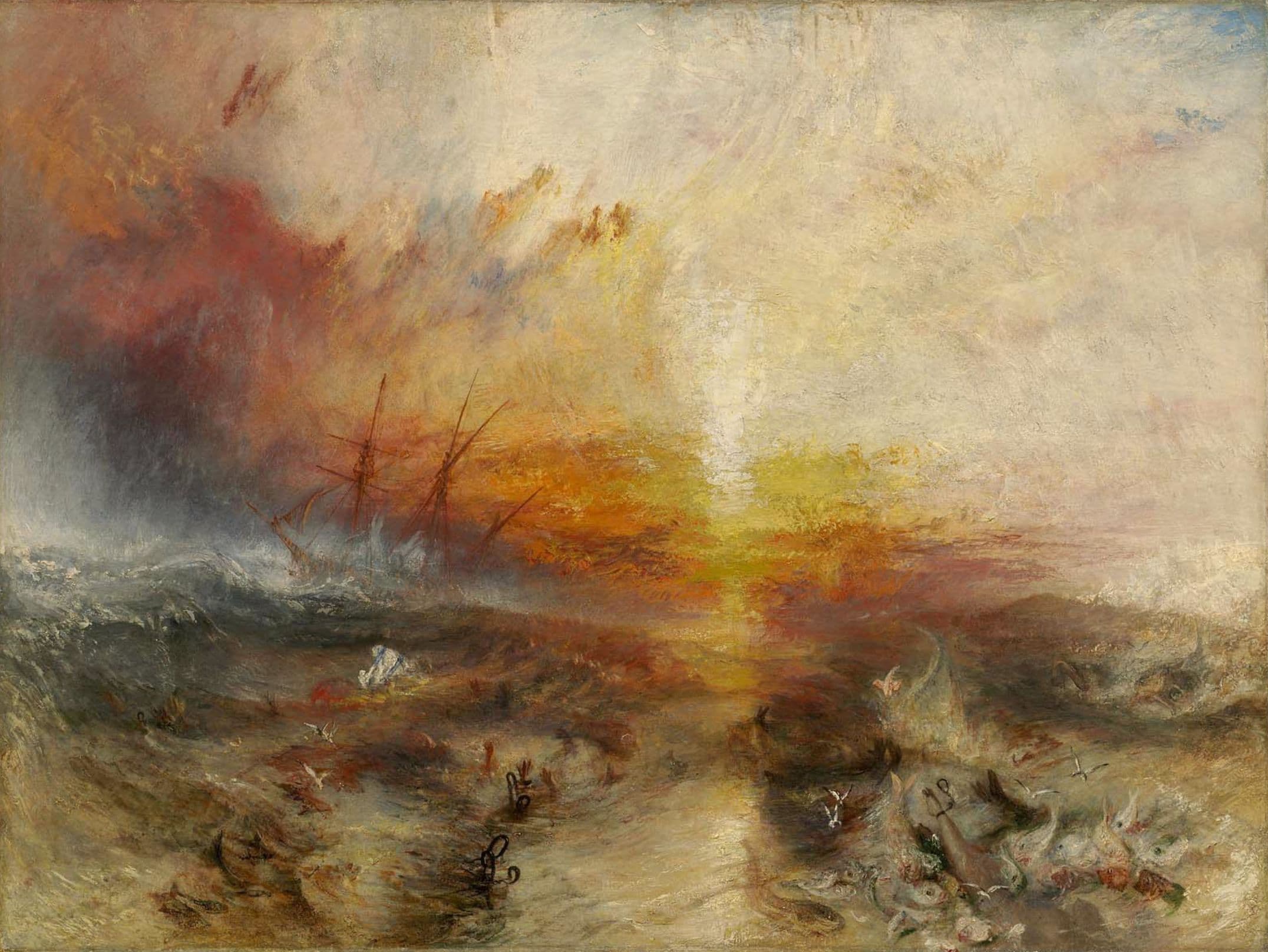 The Slave Ship，作者 J.M.W. 透纳