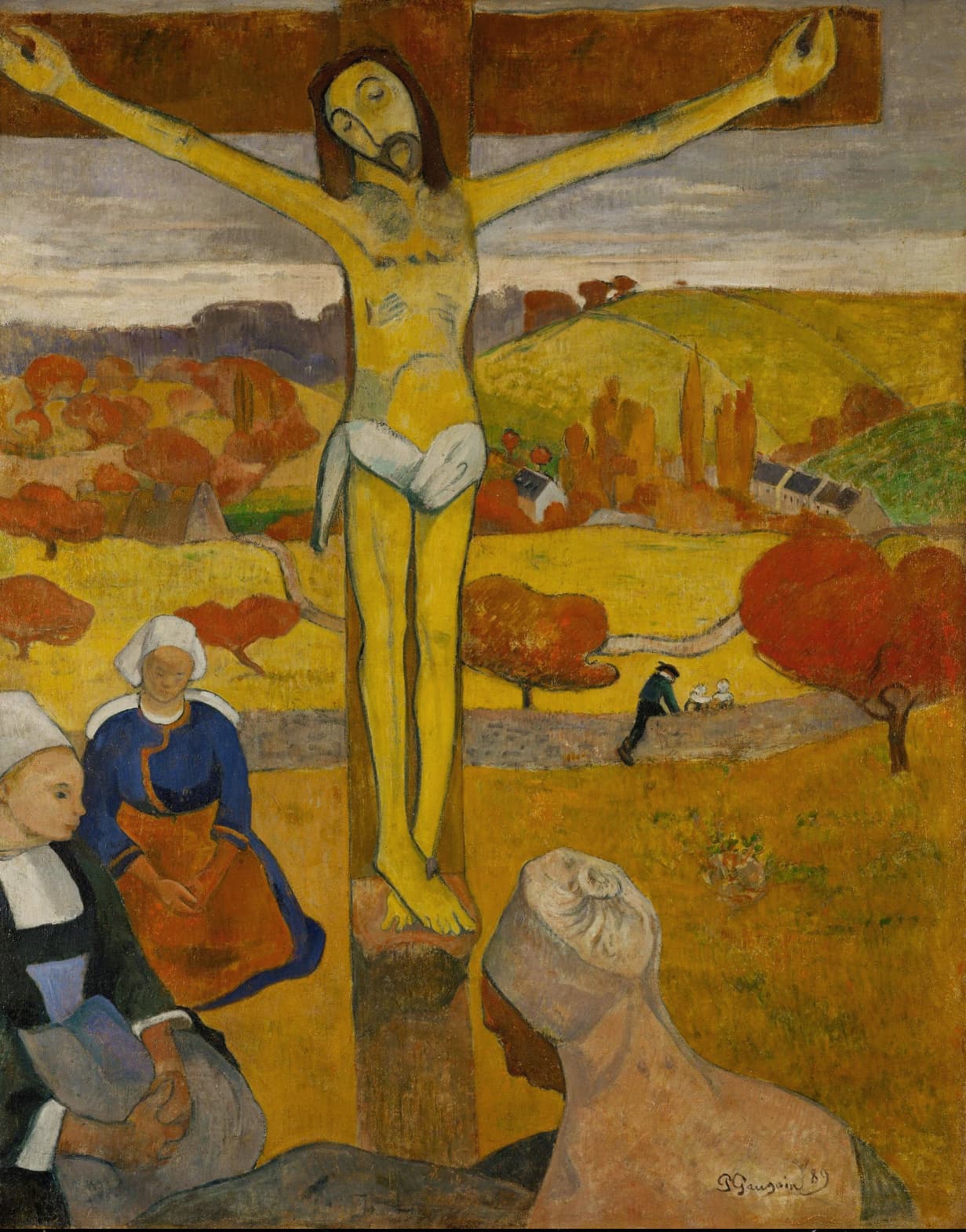 The Yellow Christ，作者 保罗·高更
