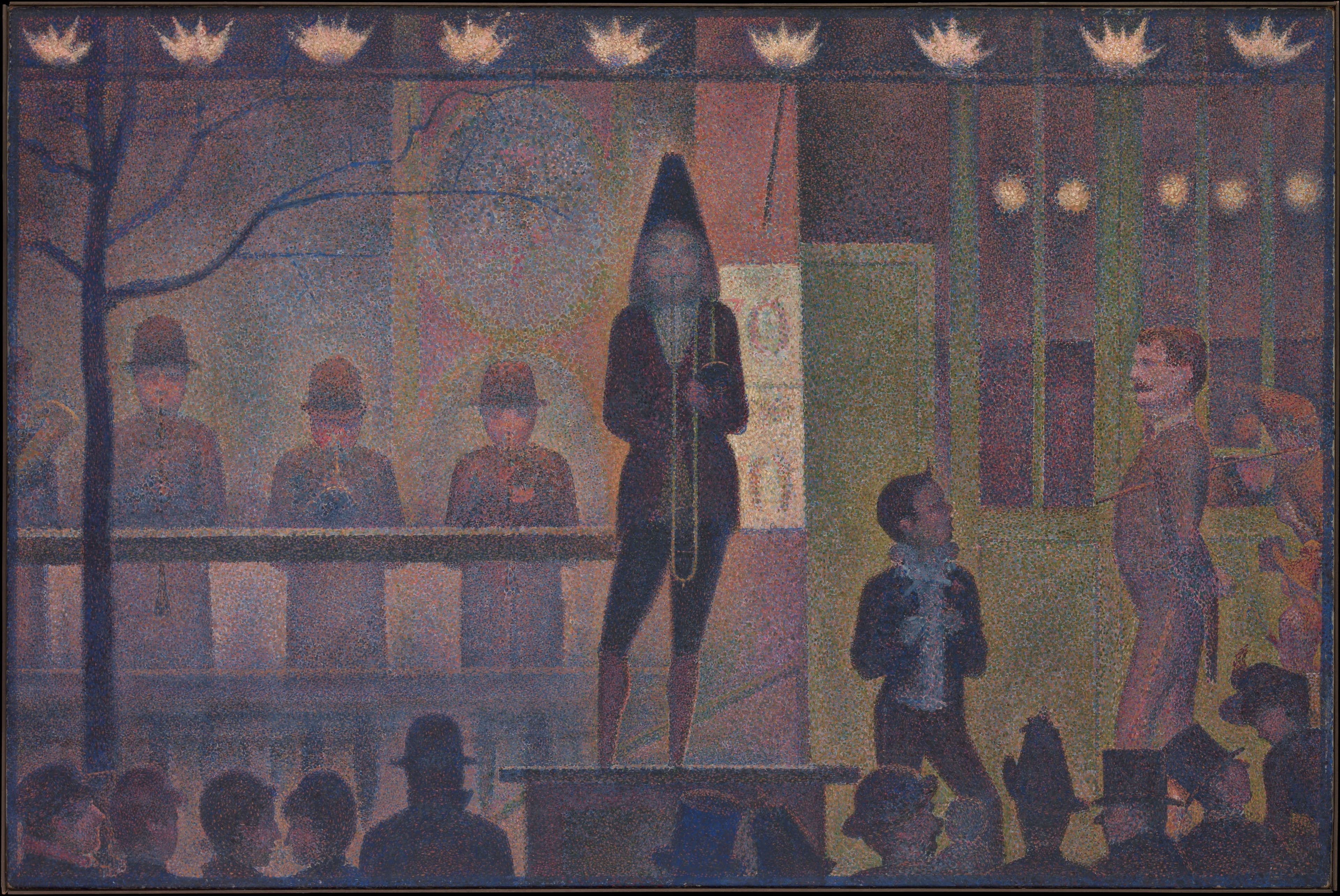 Circus Sideshow (Parade de Cirque)，作者 乔治·修拉