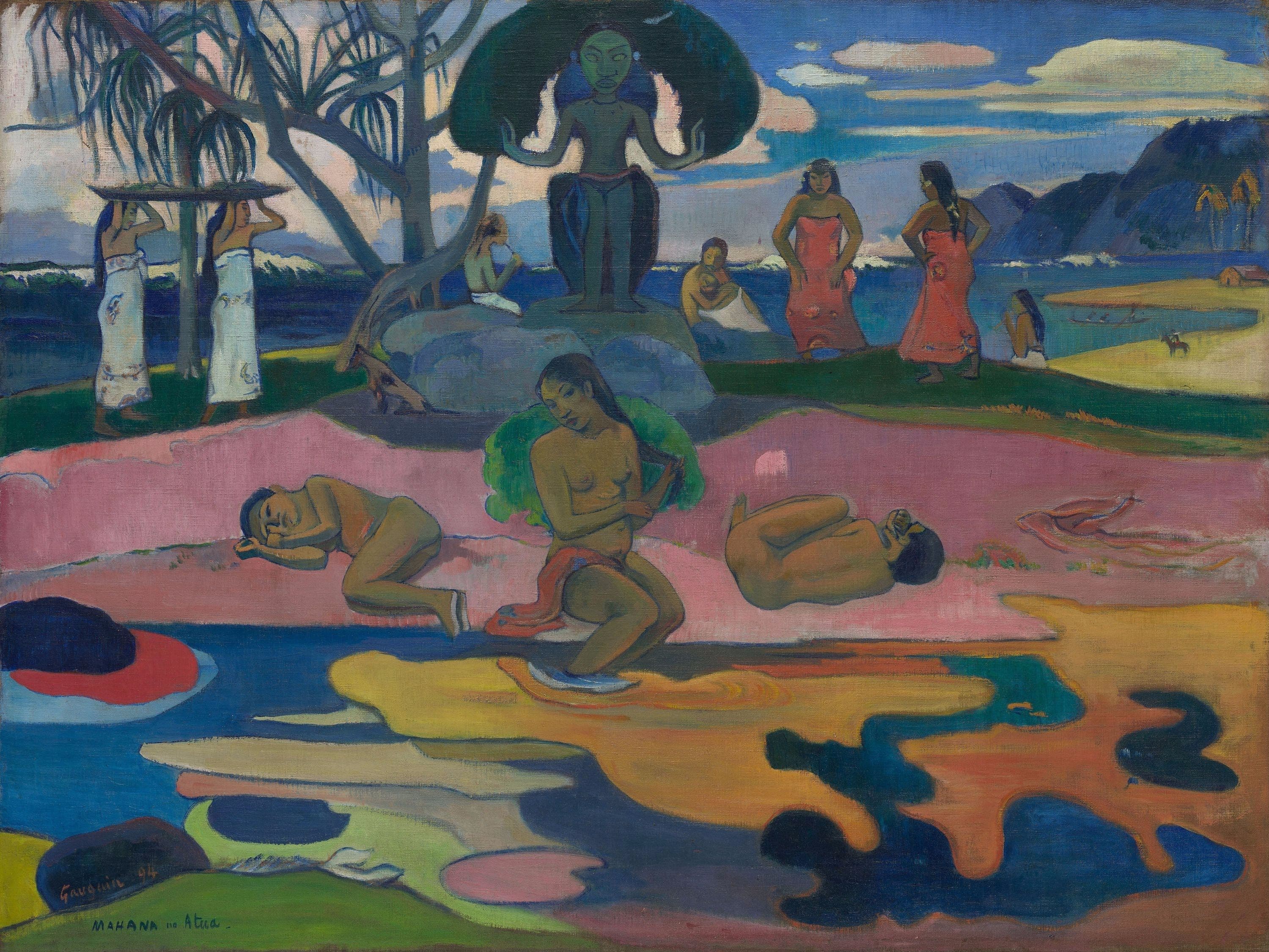 Day of the God，作者 Paul Gauguin