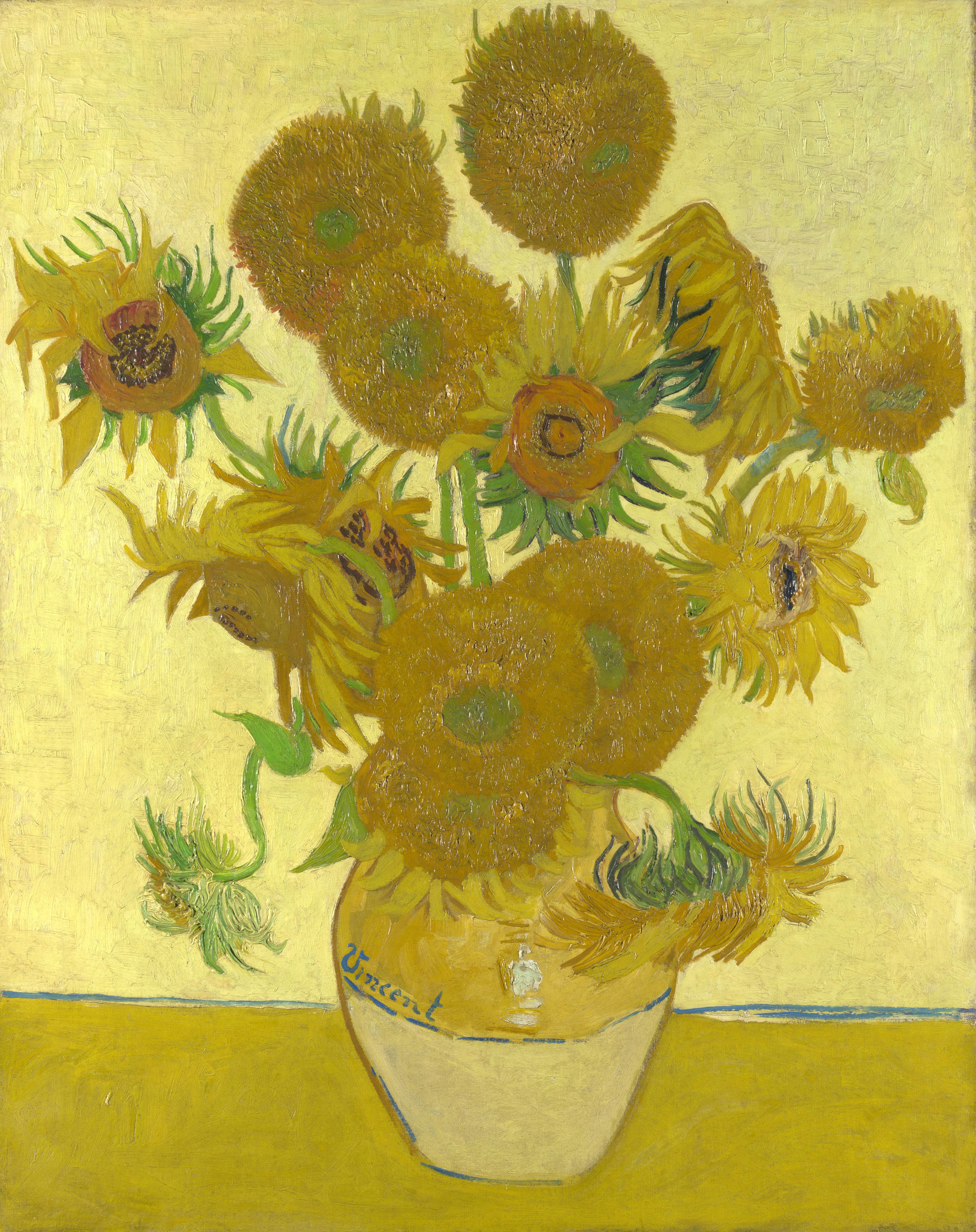 Sunflowers，作者 文森特·梵高