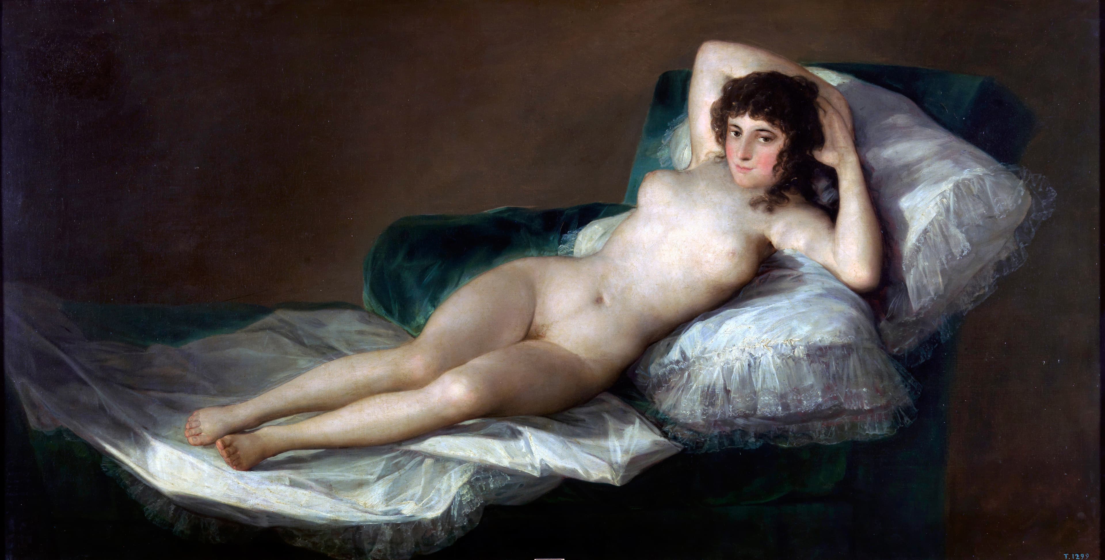 The Nude Maja，作者 戈雅