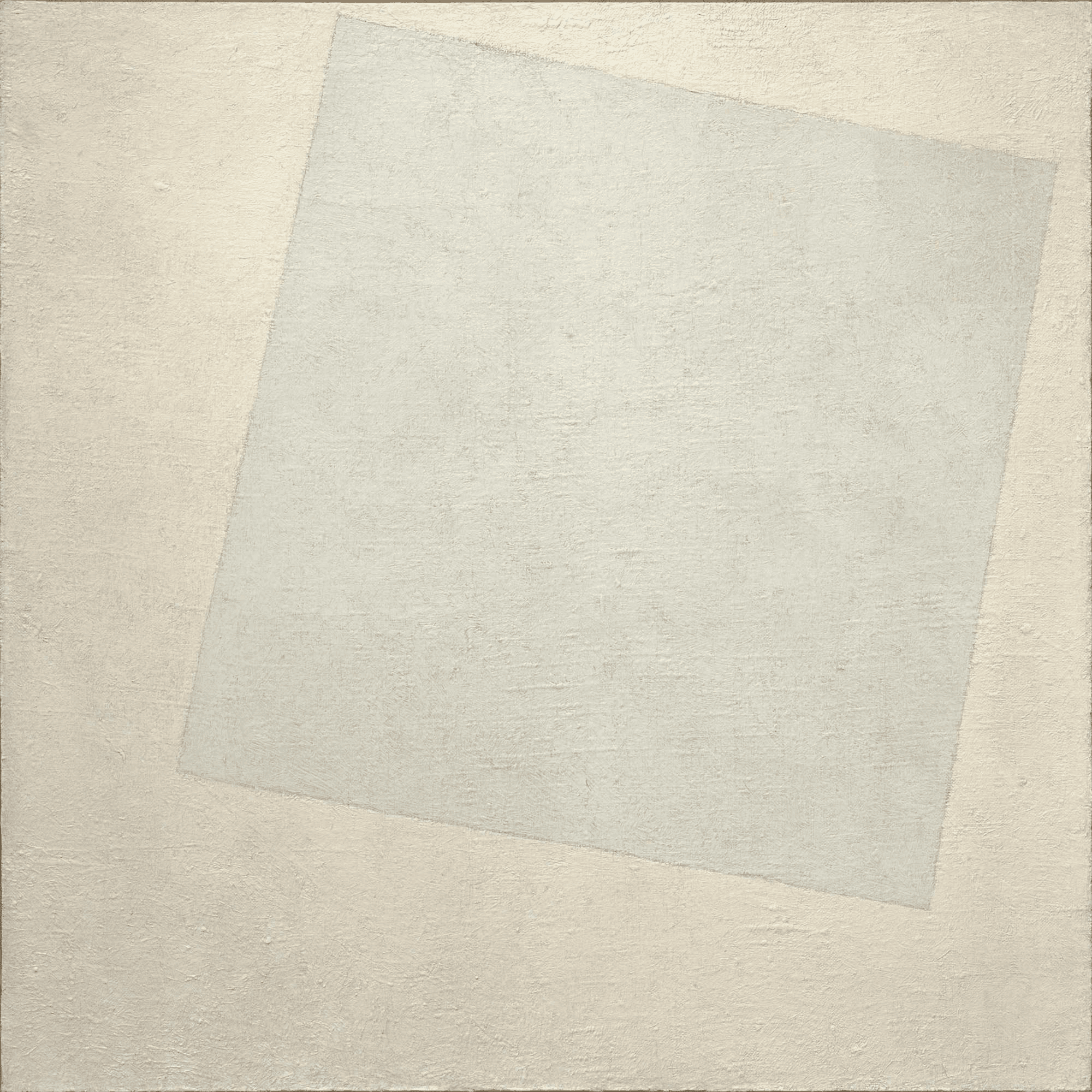 White on White，作者 Kazimir Malevich