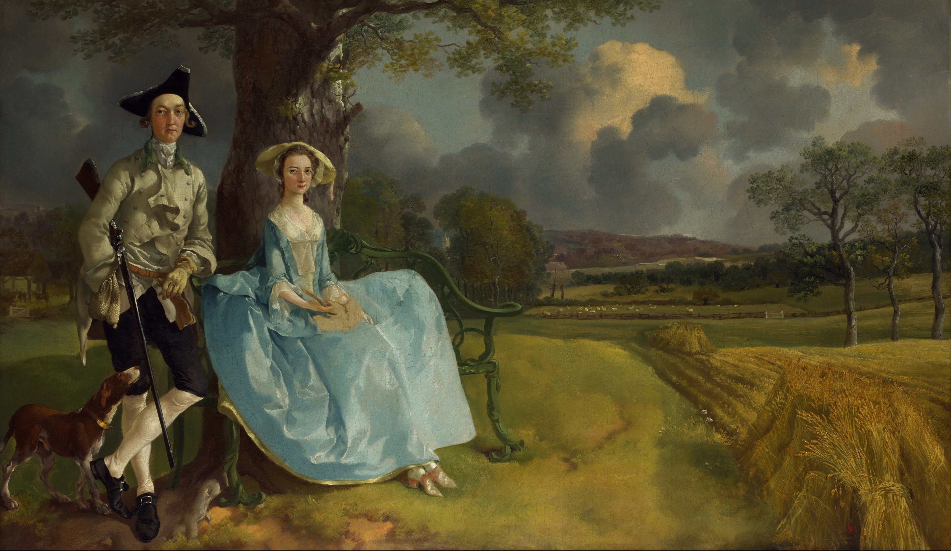 Mr and Mrs Andrews，作者 托马斯·庚斯博罗
