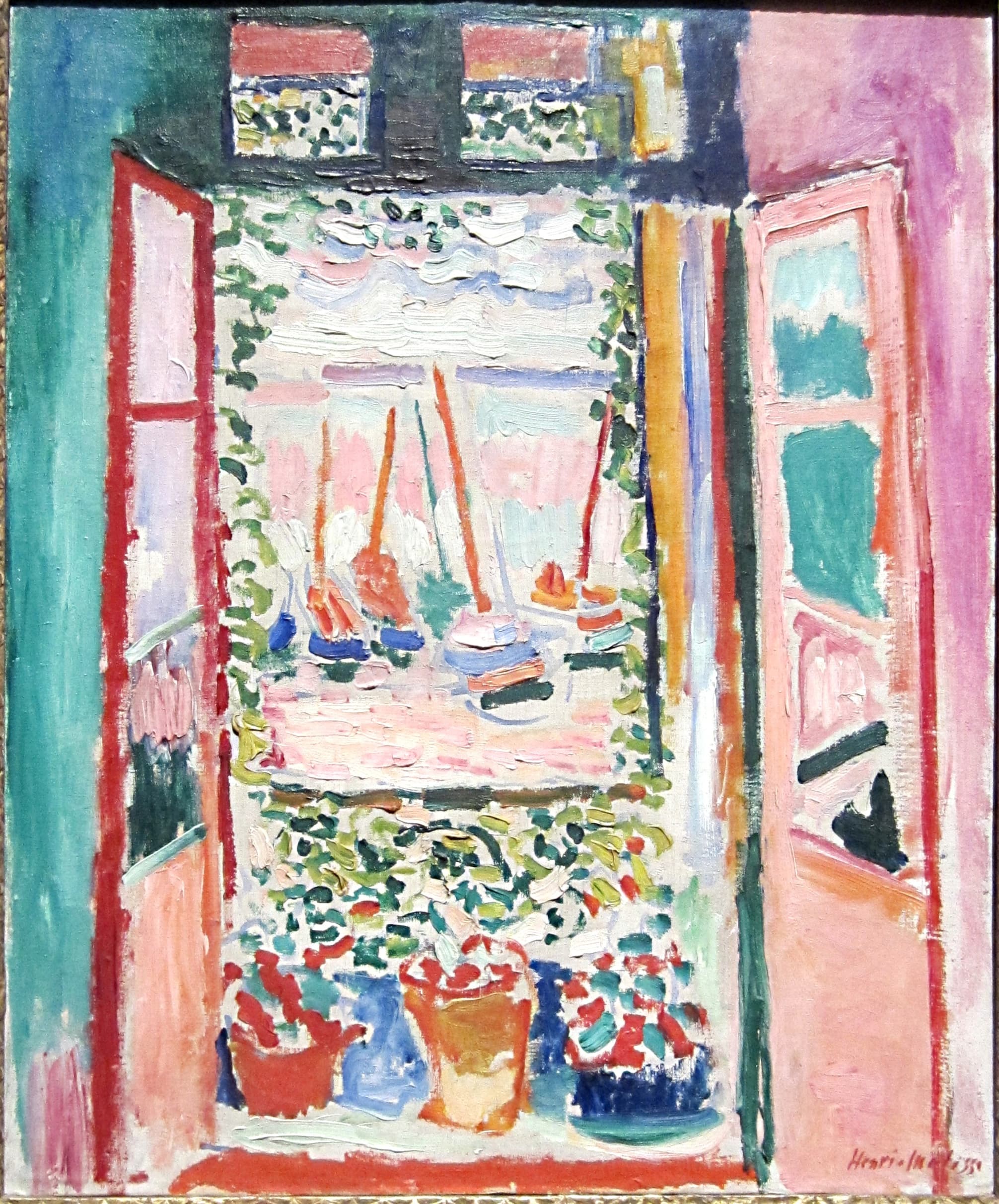 Open Window, Collioure，作者 Henri Matisse
