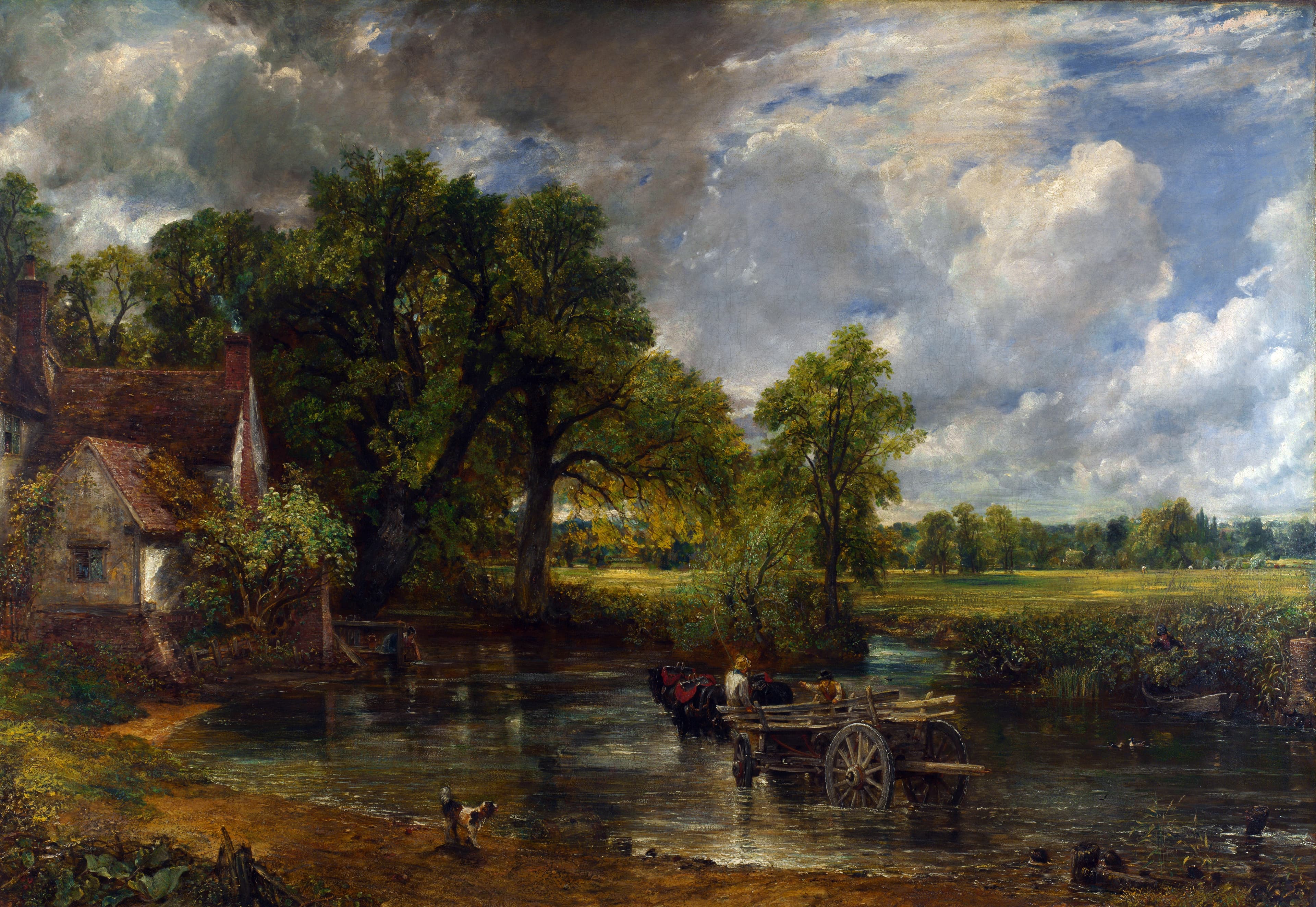 The Hay Wain，作者 约翰·康斯太勃尔