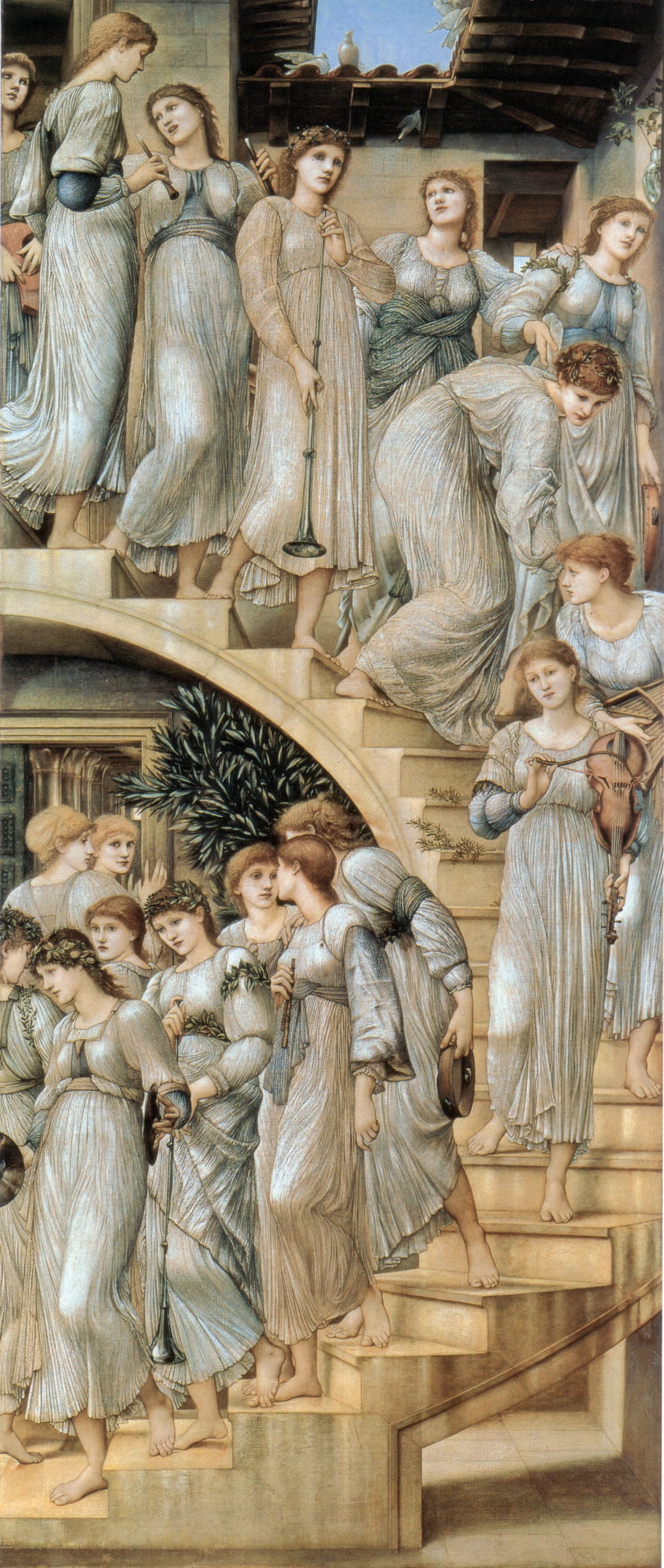The Golden Stairs，作者 Edward Burne-Jones