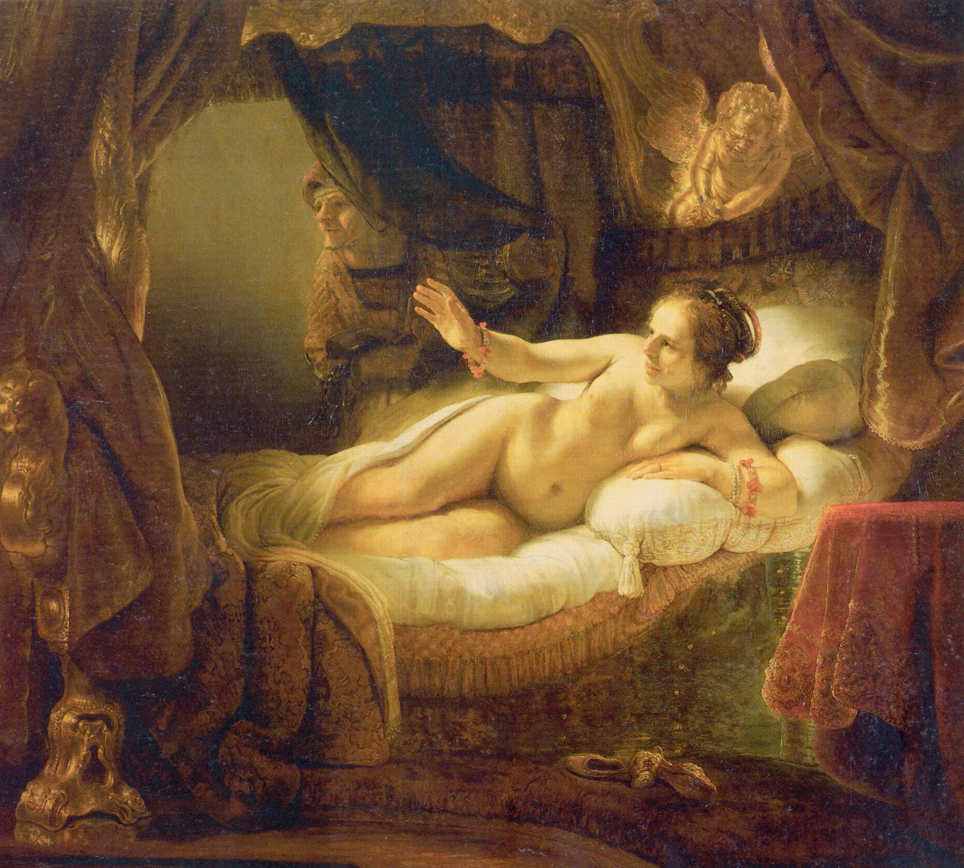 Danaë，作者 伦勃朗