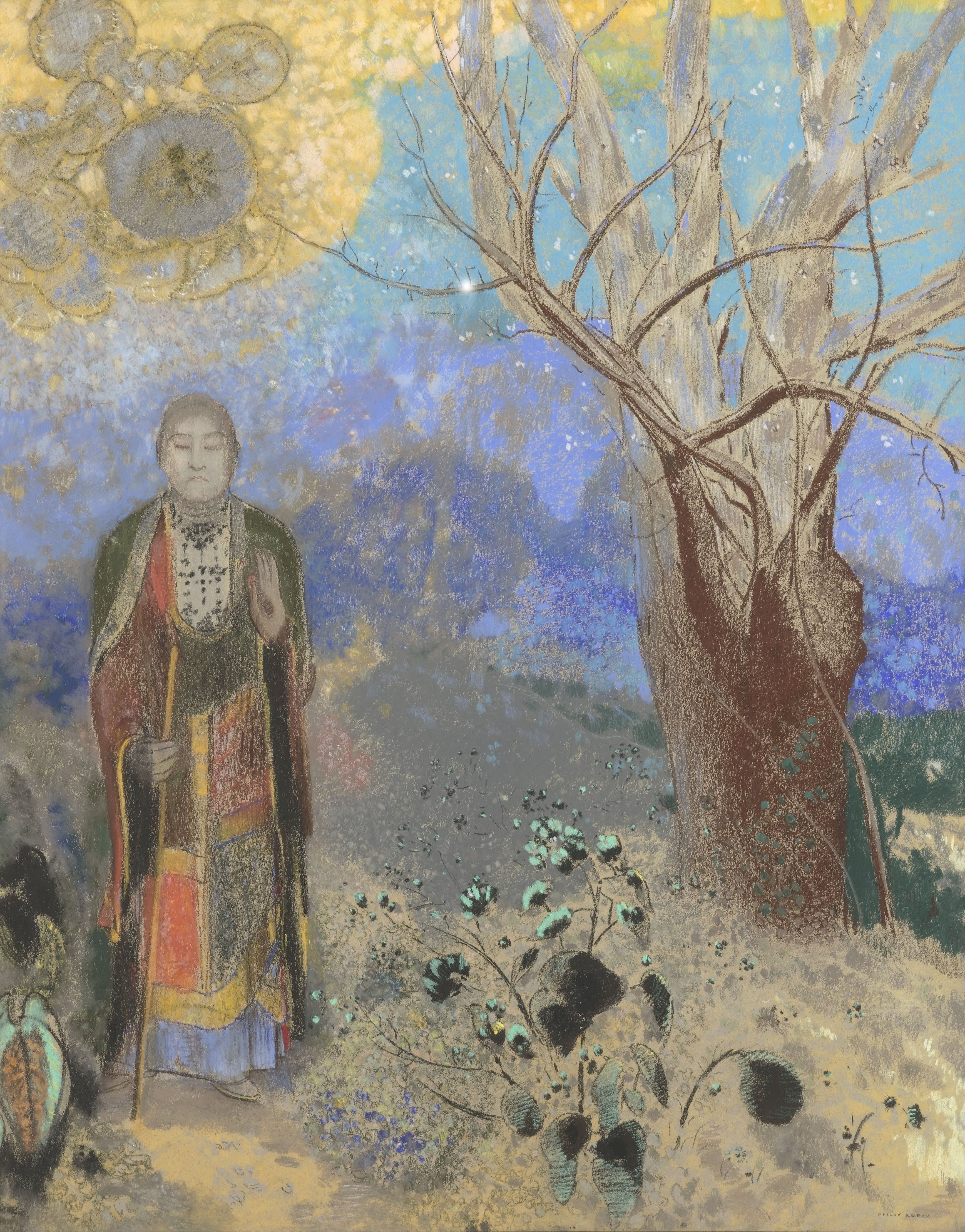 The Buddha，作者 Odilon Redon