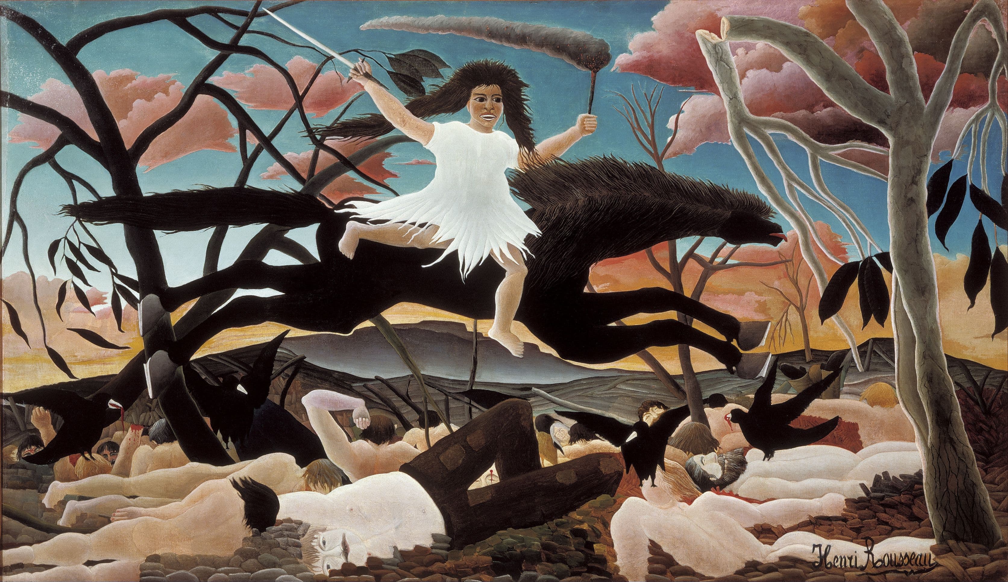 War，作者 Henri Rousseau