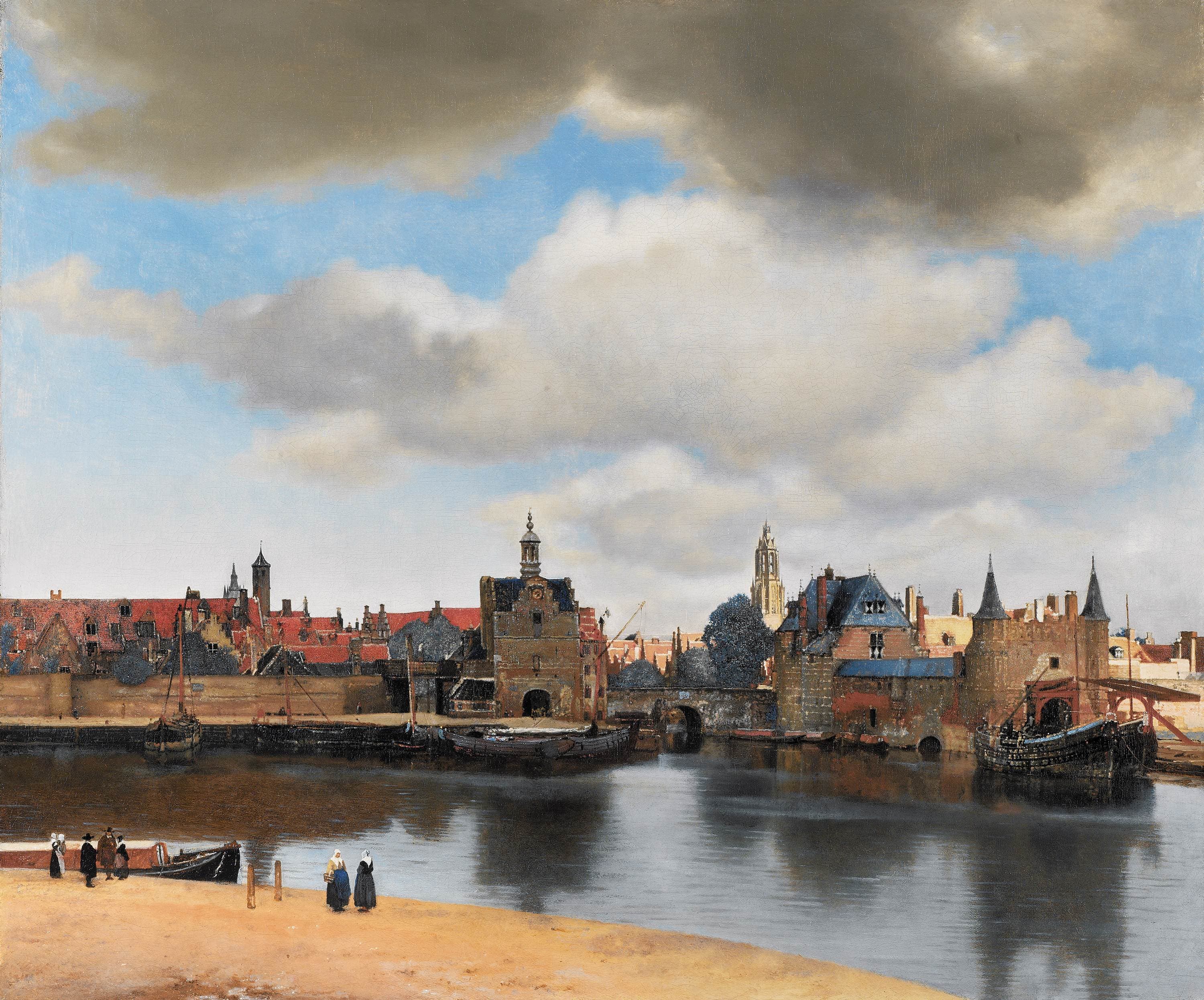View of Delft，作者 约翰内斯·维米尔