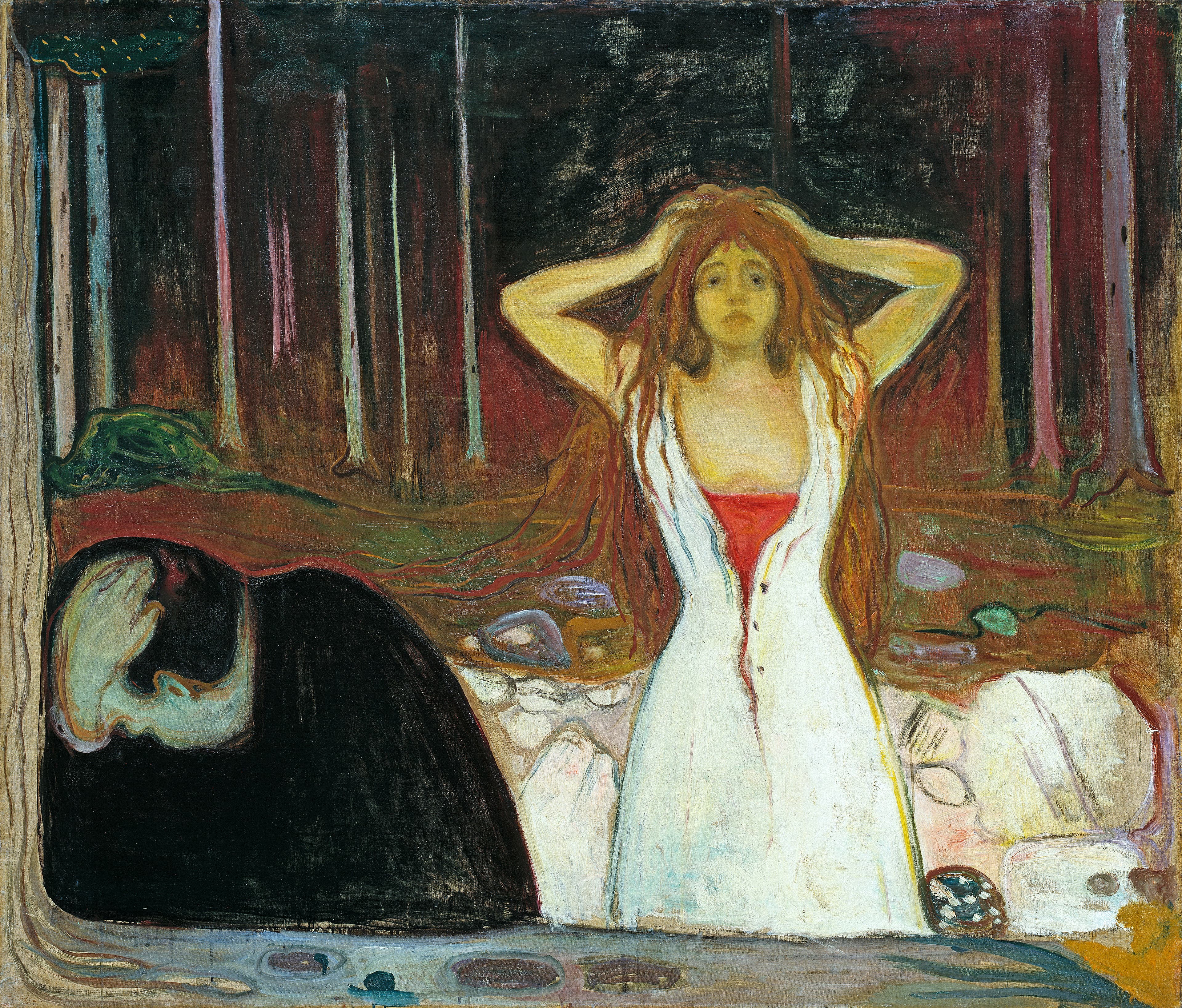 Ashes，作者 Edvard Munch