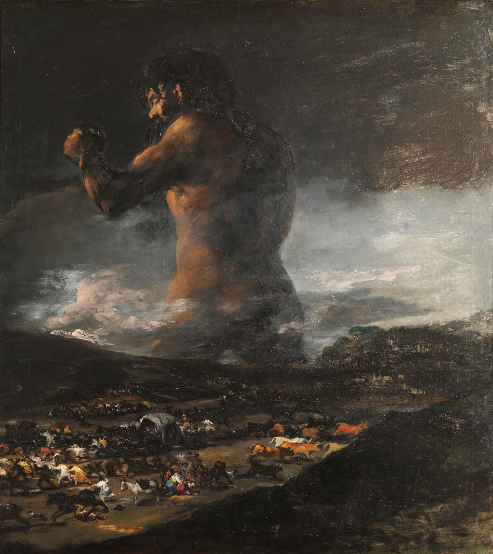 The Colossus，作者 戈雅