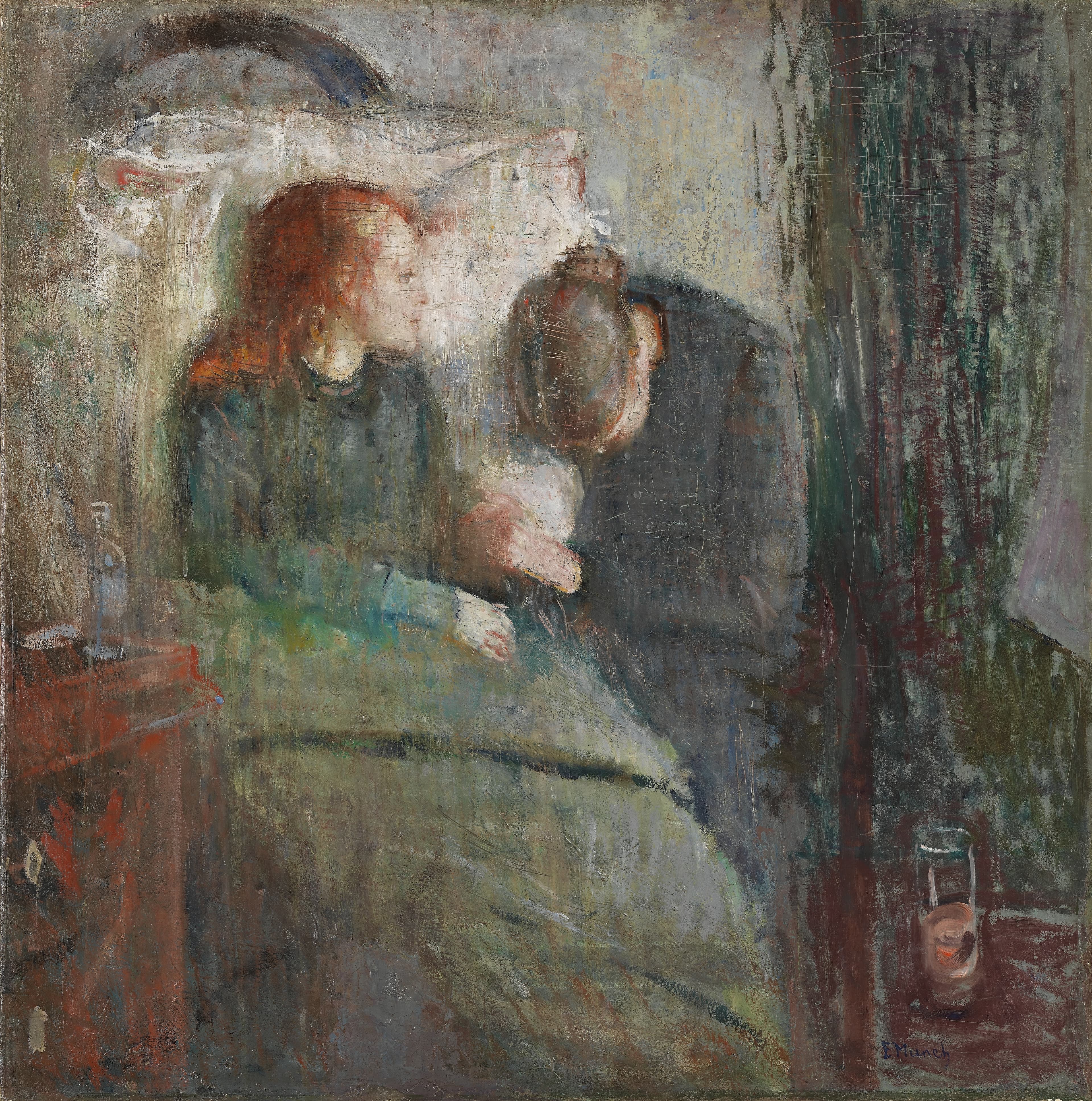 The Sick Child，作者 爱德华·蒙克
