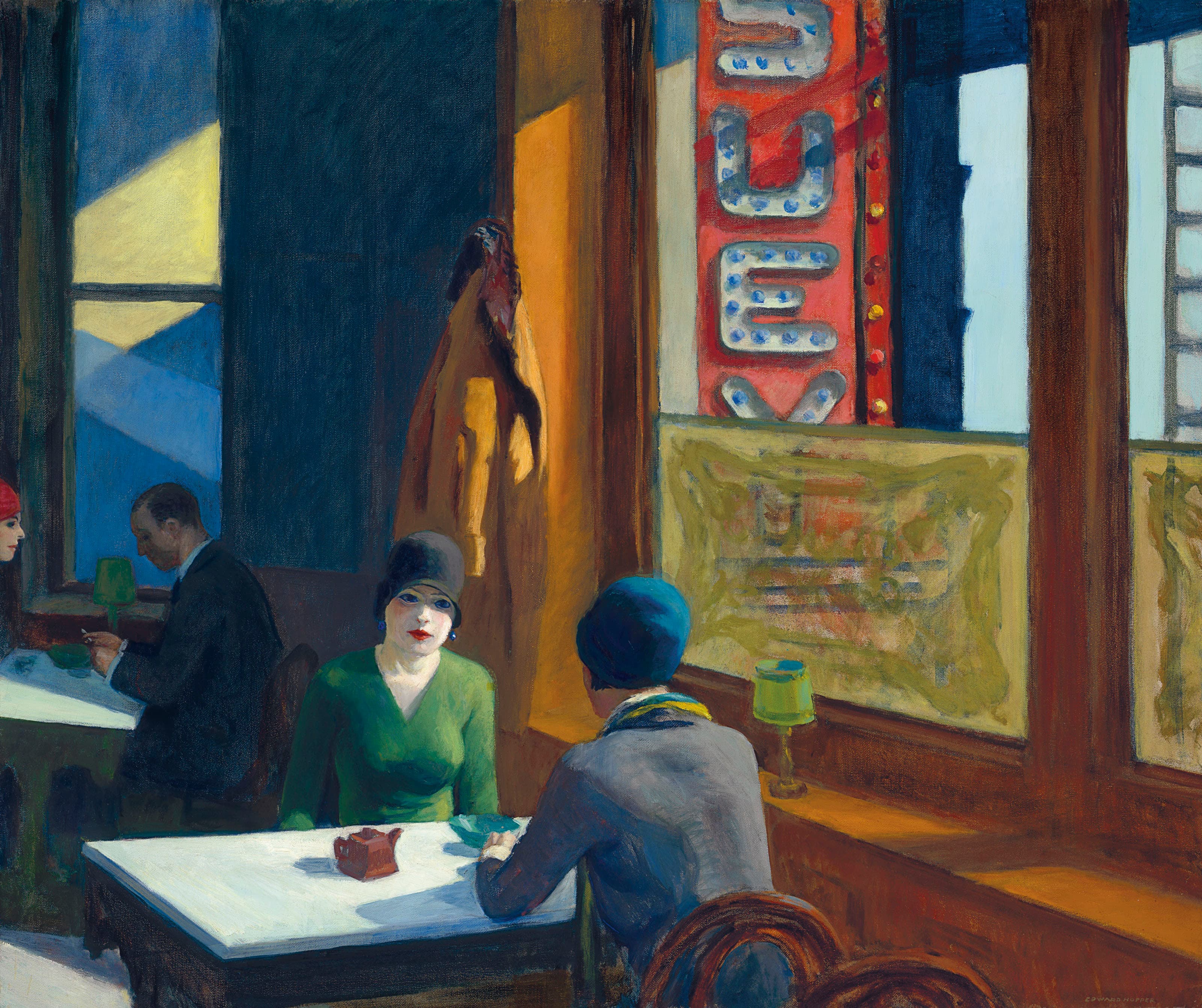 Chop Suey，作者 Edward Hopper