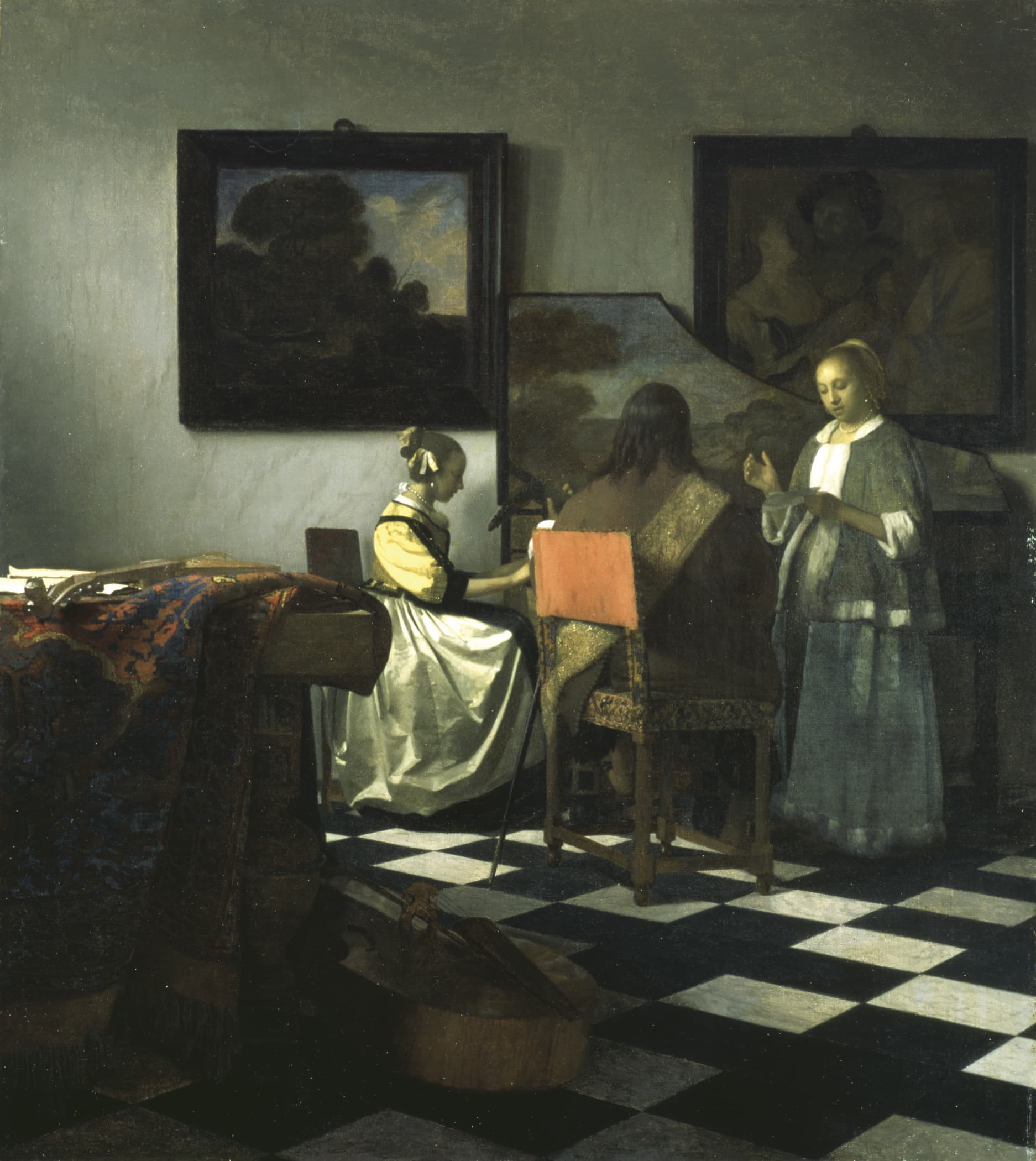 The Concert，作者 Johannes Vermeer