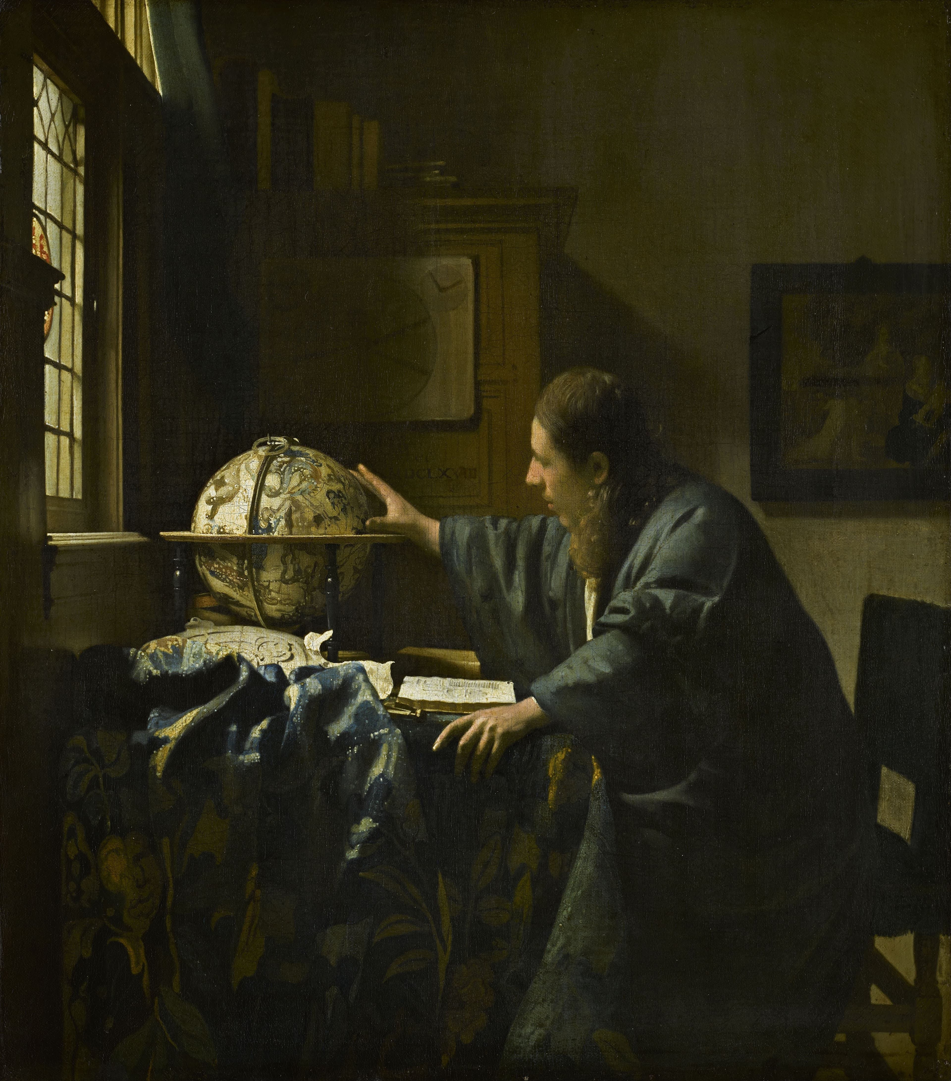 The Astronomer，作者 约翰内斯·维米尔