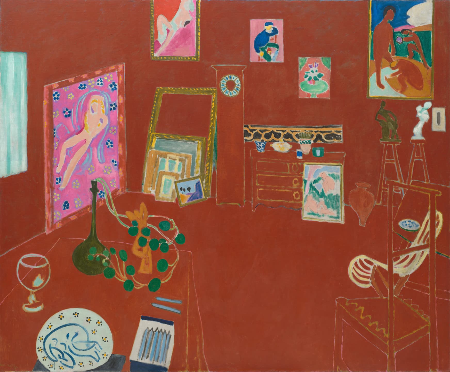 The Red Studio，作者 Henri Matisse