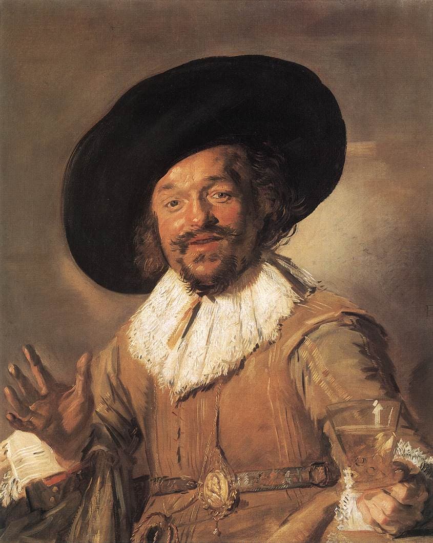The Merry Drinker，作者 弗朗斯·哈尔斯