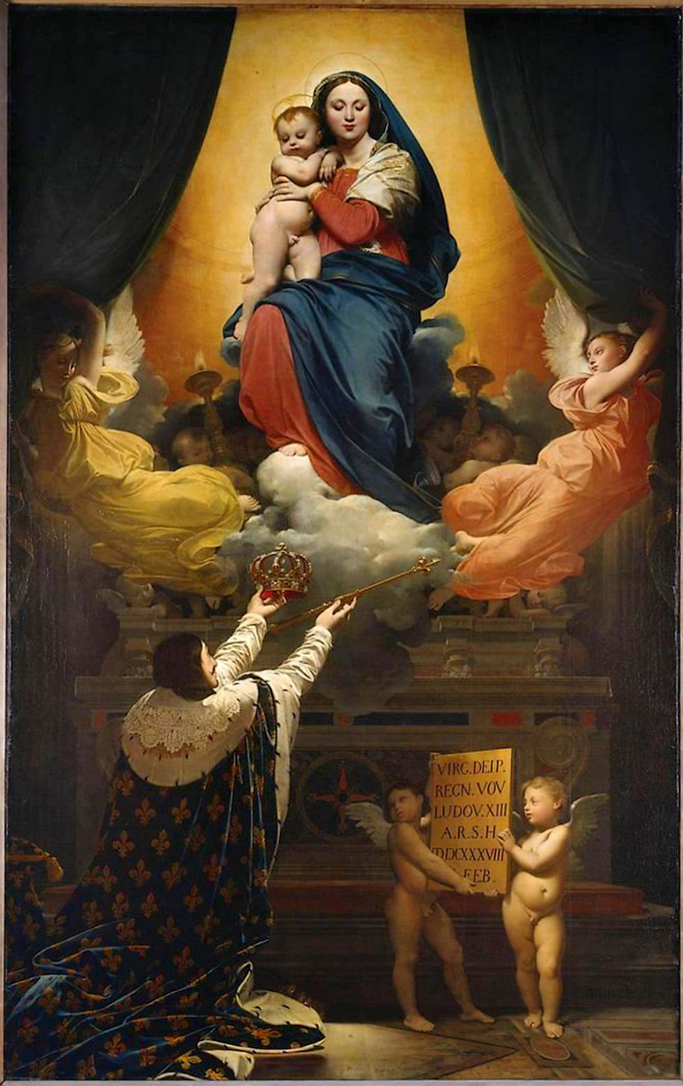 The Vow of Louis XIII，作者 Jean-Auguste-Dominique Ingres