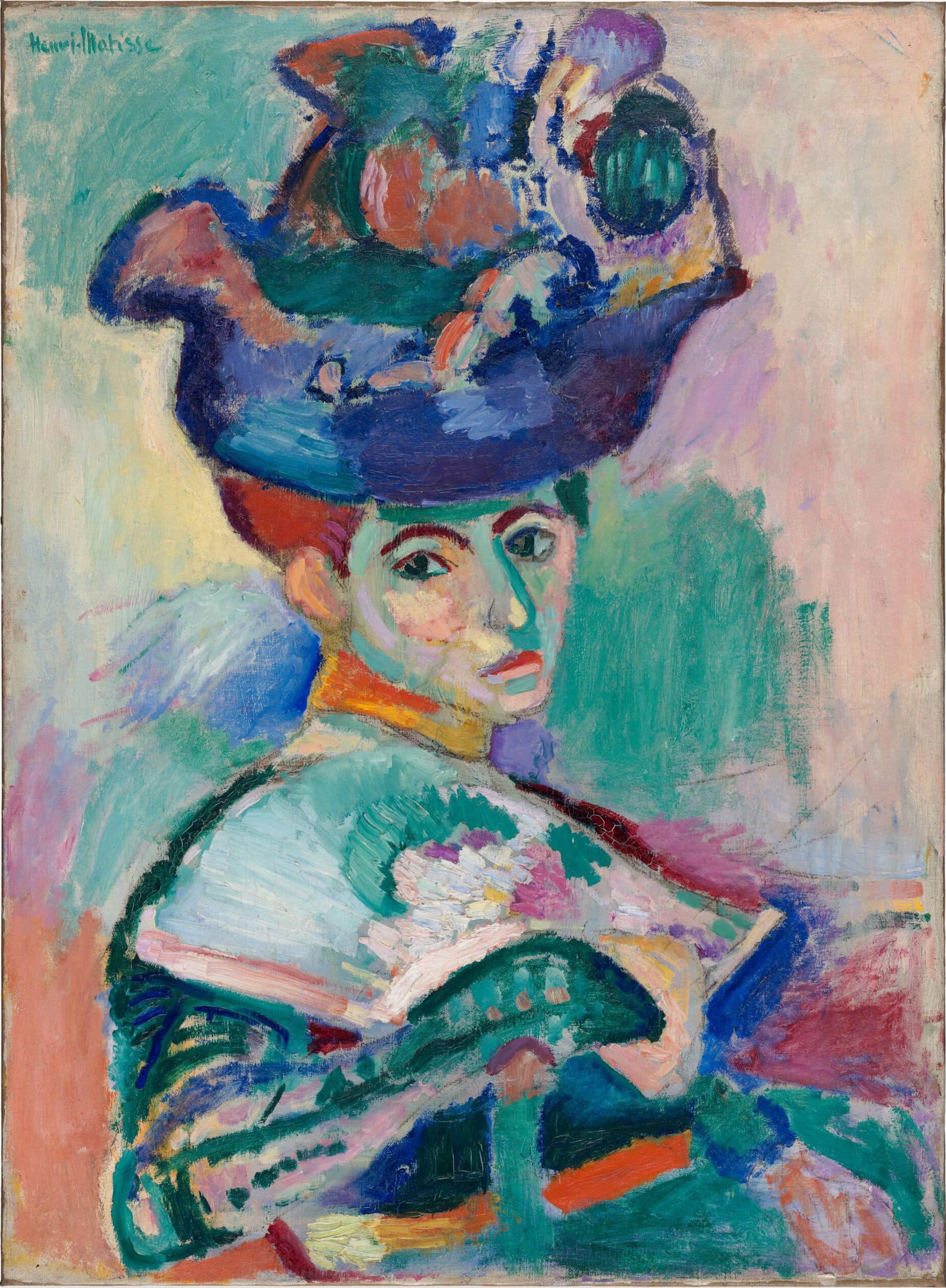 Woman with a Hat，作者 亨利·马蒂斯