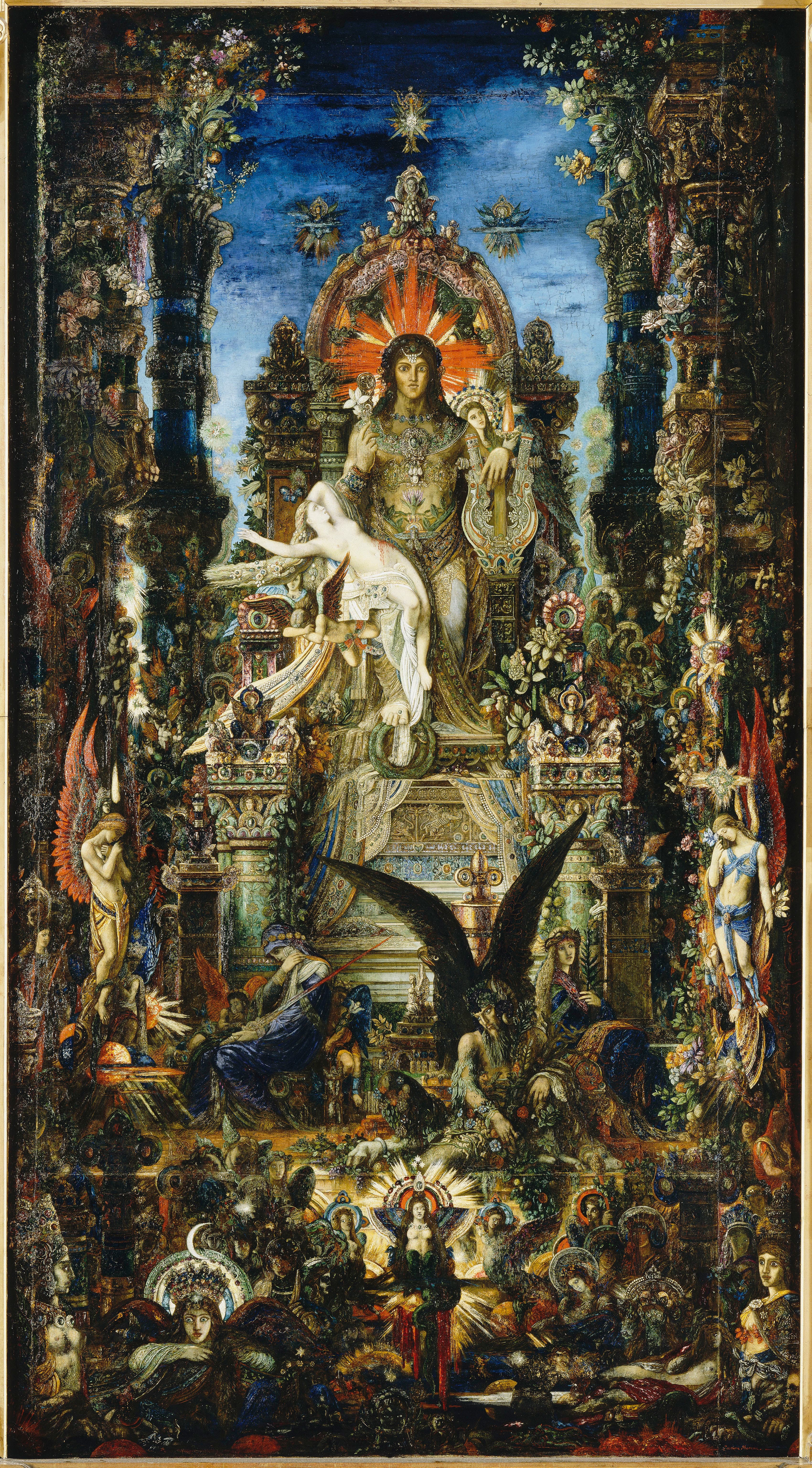 Jupiter and Semele，作者 居斯塔夫·莫罗