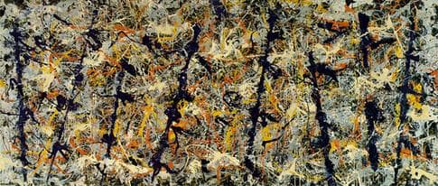 Blue Poles，作者 Jackson Pollock
