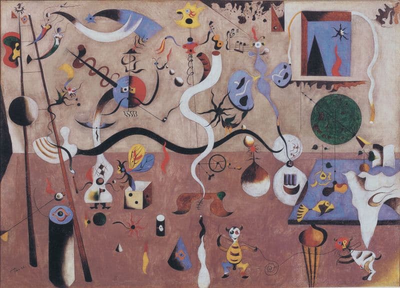 Harlequin's Carnival，作者 Joan Miró