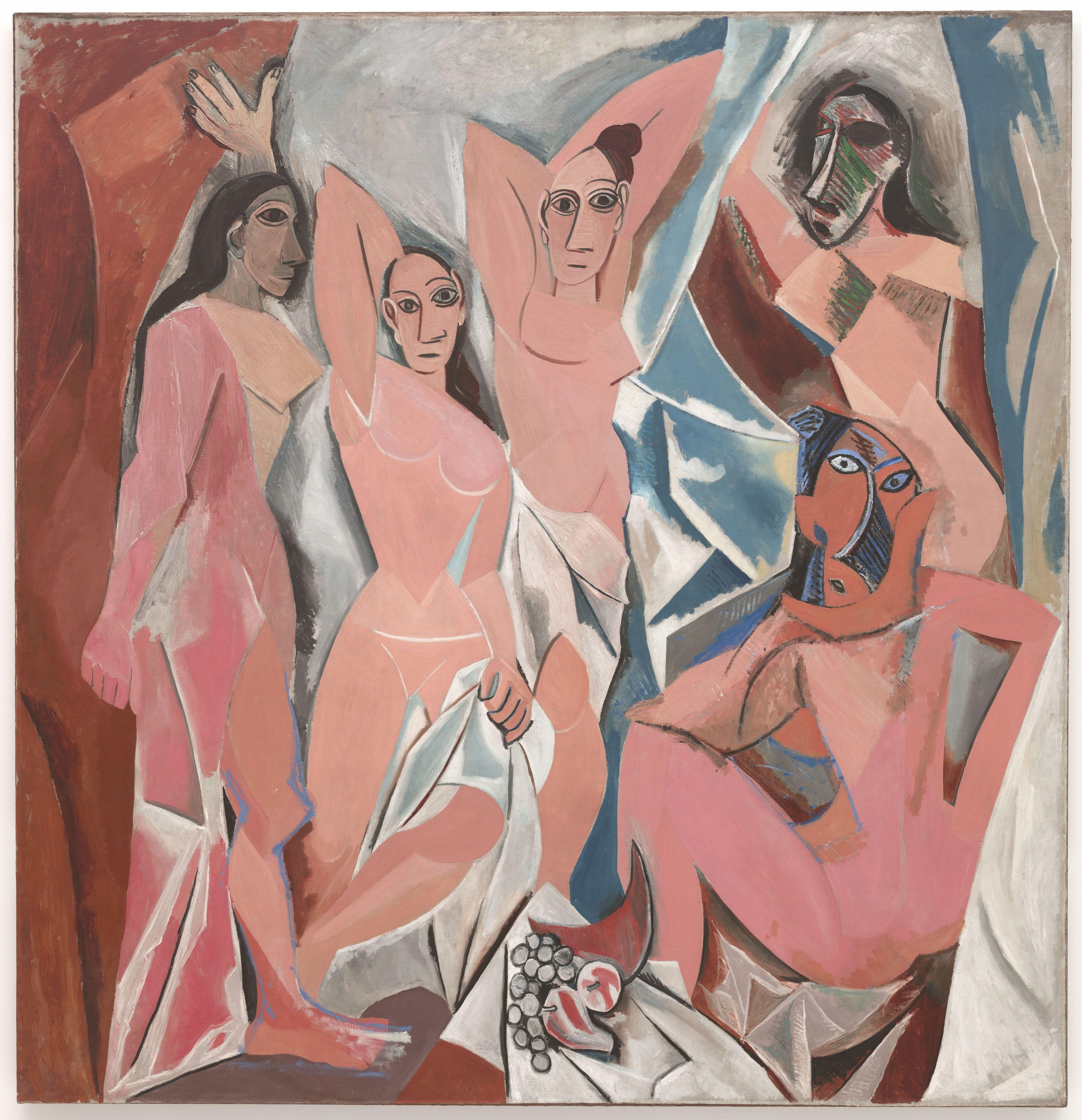 Les Demoiselles d'Avignon，作者 巴勃罗·毕加索