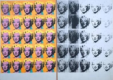 Marilyn Diptych，作者 Andy Warhol
