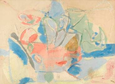 Mountains and Sea，作者 Helen Frankenthaler