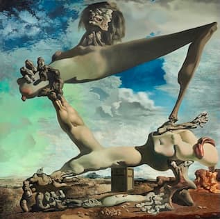 Soft Construction with Boiled Beans，作者 Salvador Dalí