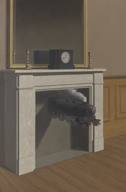 Time Transfixed，作者 勒内·马格利特