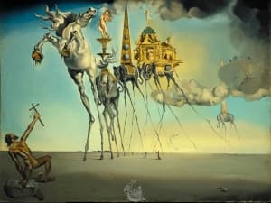The Temptation of Saint Anthony，作者 Salvador Dalí