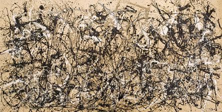 Autumn Rhythm (Number 30)，作者 Jackson Pollock