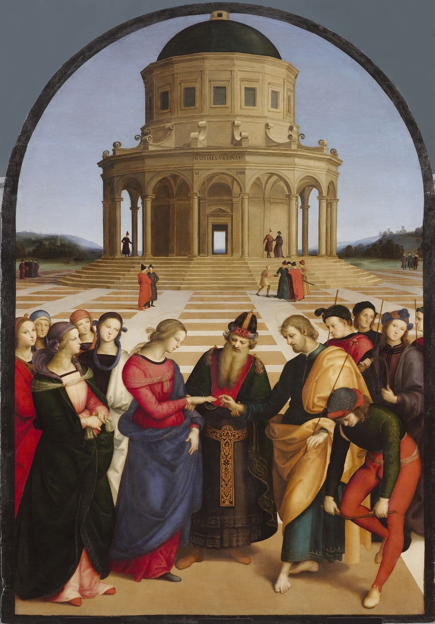The Marriage of the Virgin,作者 拉斐尔