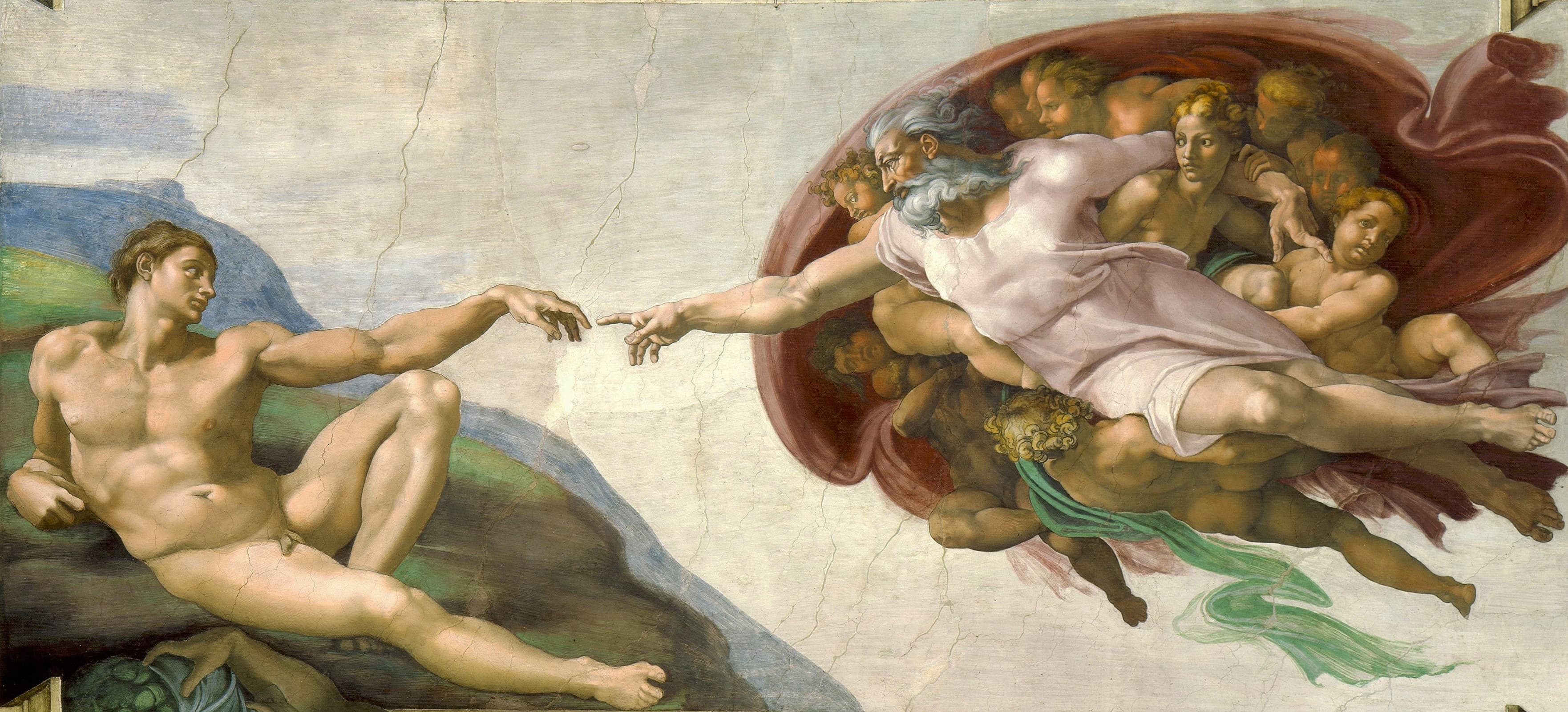 The Creation of Adam,作者 米开朗琪罗