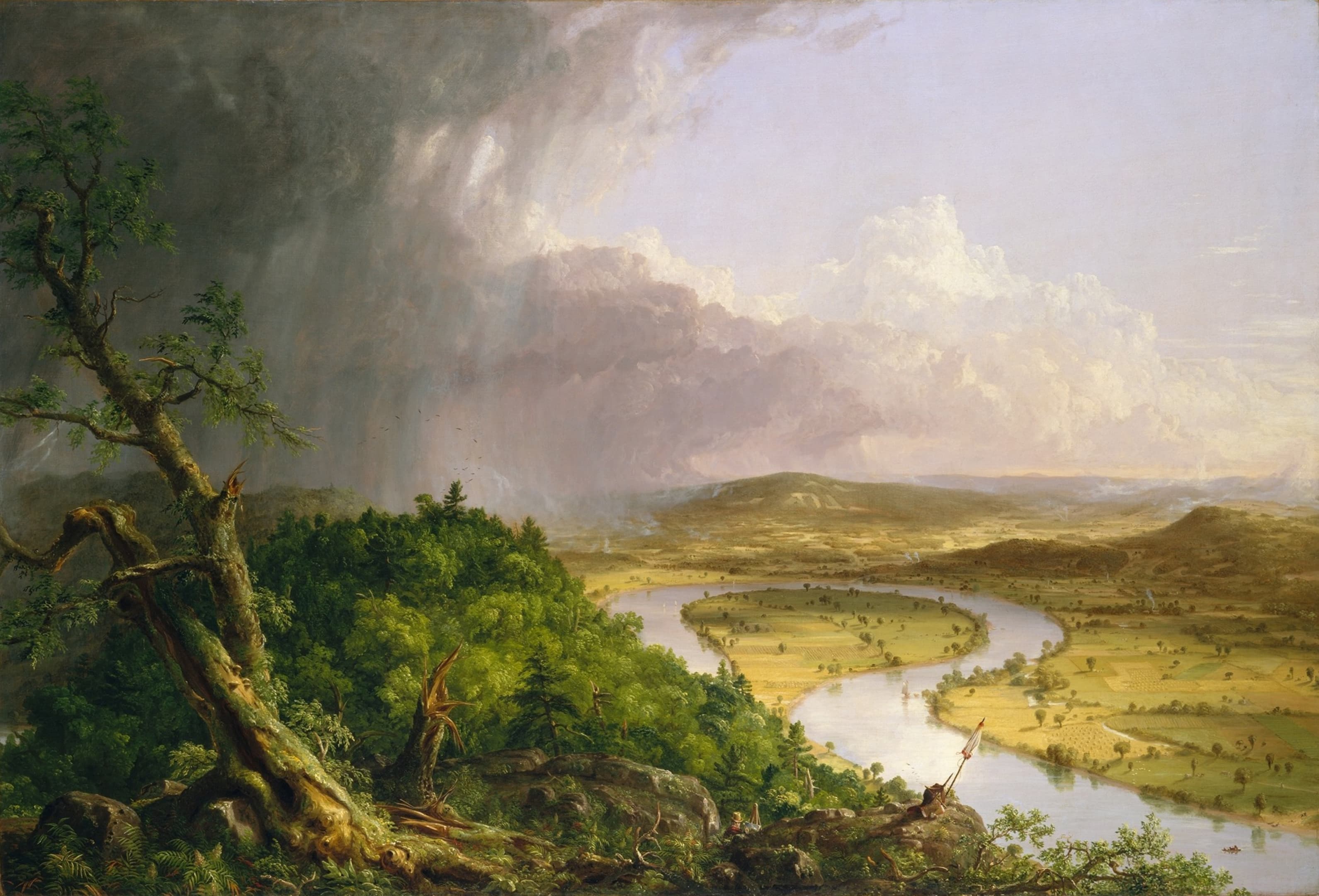 The Oxbow,作者 托马斯·科尔